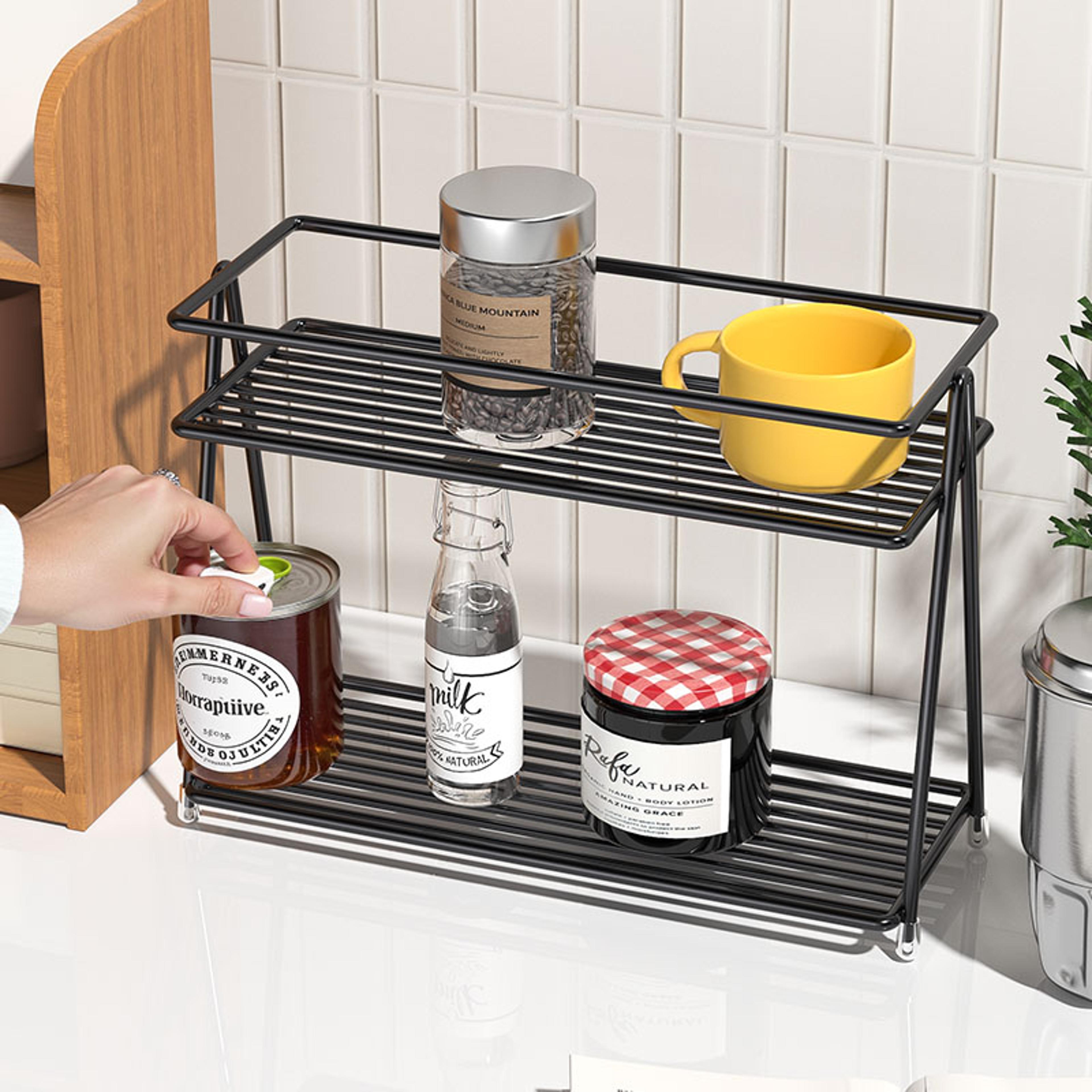 cup holder, double-layer tea room, desktop storage rack for water cups