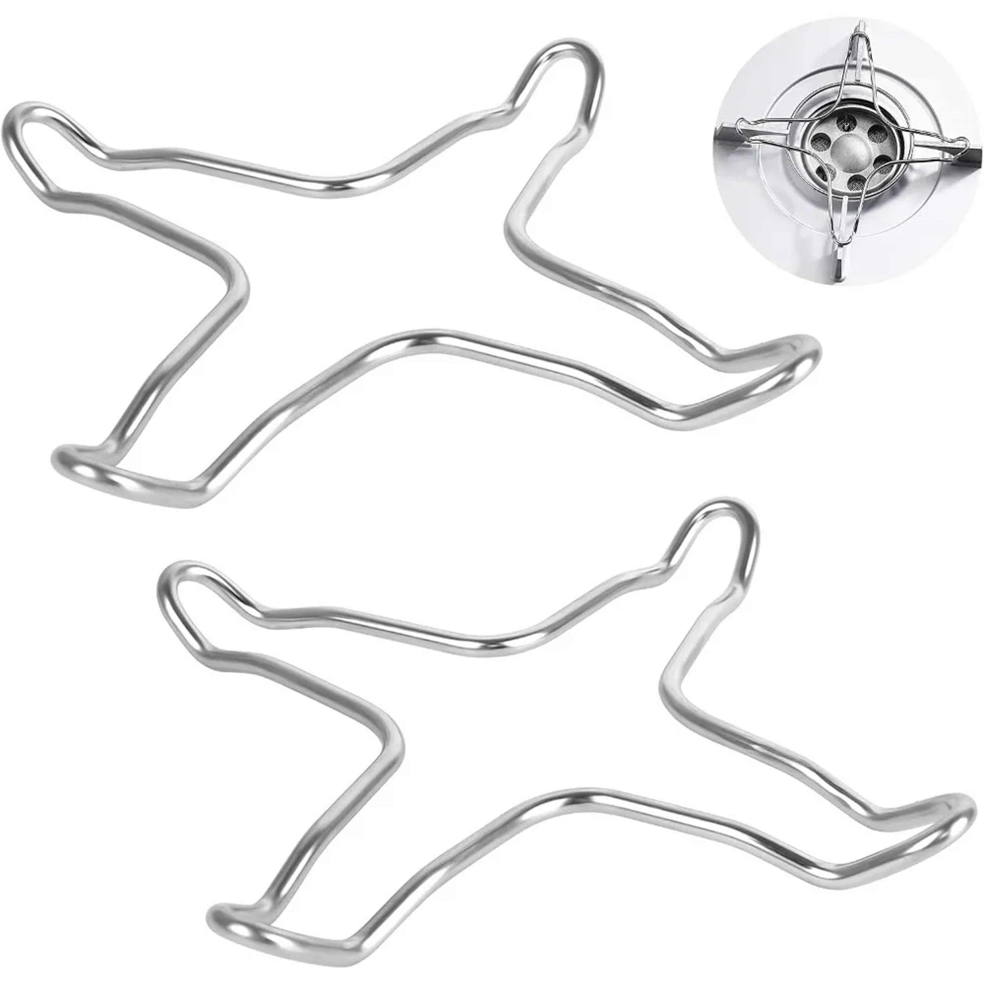 stainless steel gas stove support stand, camping iron stove ring, heat diffuser, small pot stand for kitchen cooking
