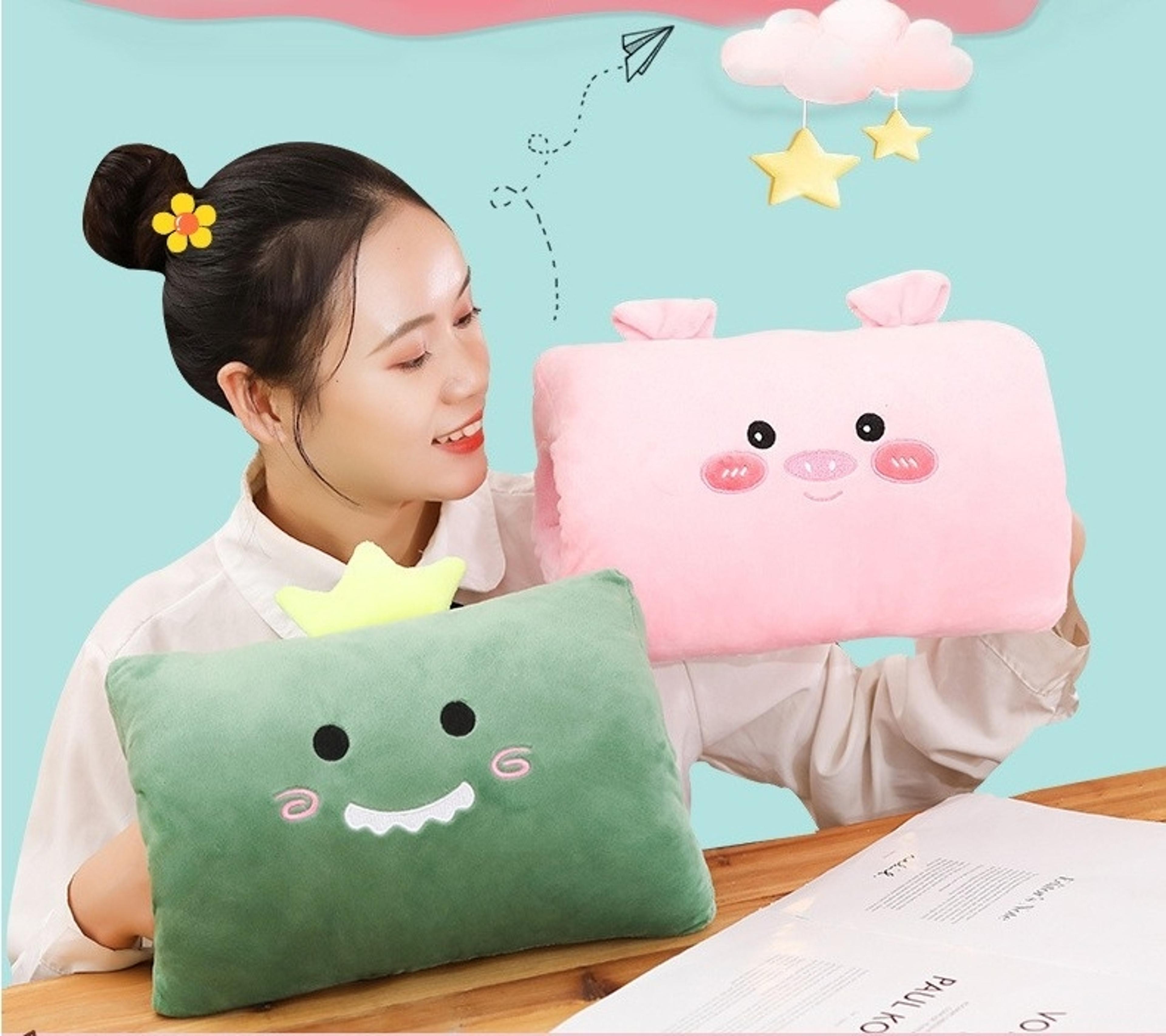 warm hand pillows, plush hand-covering pillows, nap pillows for classrooms, offices, dormitories