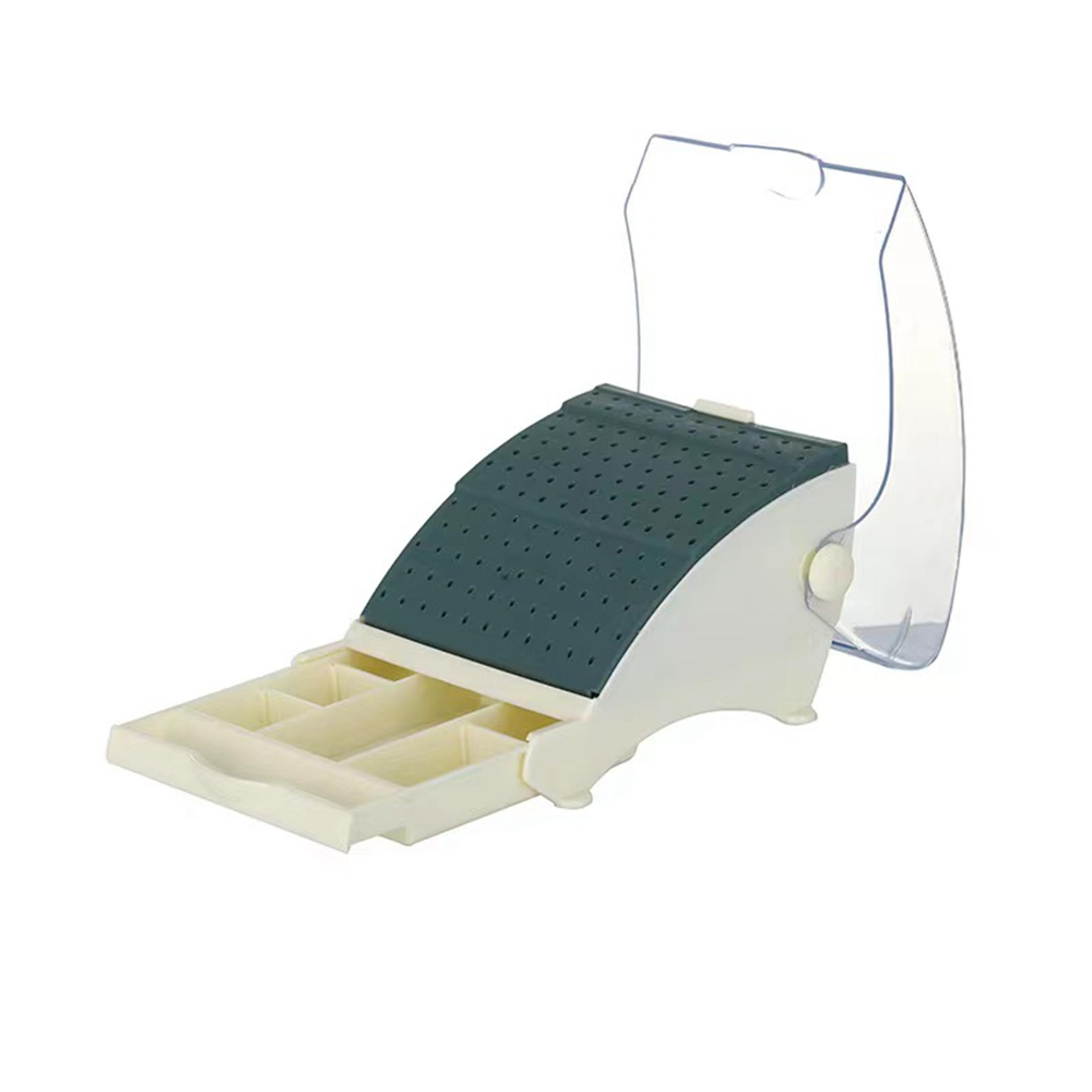 dentistry laboratory instruments dental bur holder plastic sterilizer, drill bits block placement case disinfection box