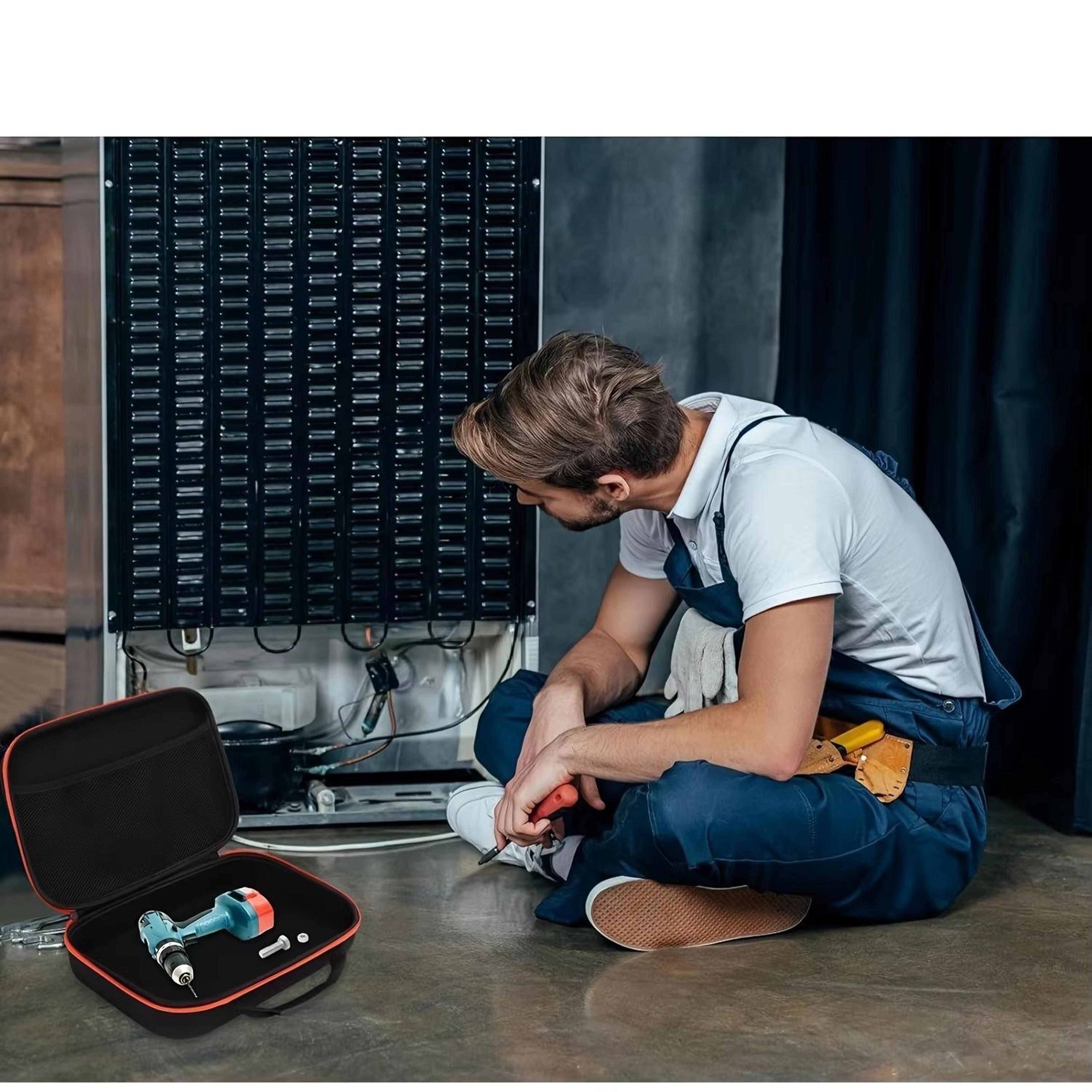 waterproof tool box, shockproof tool bag, large capacity electric drill carry case, oxford cloth bag for electricians