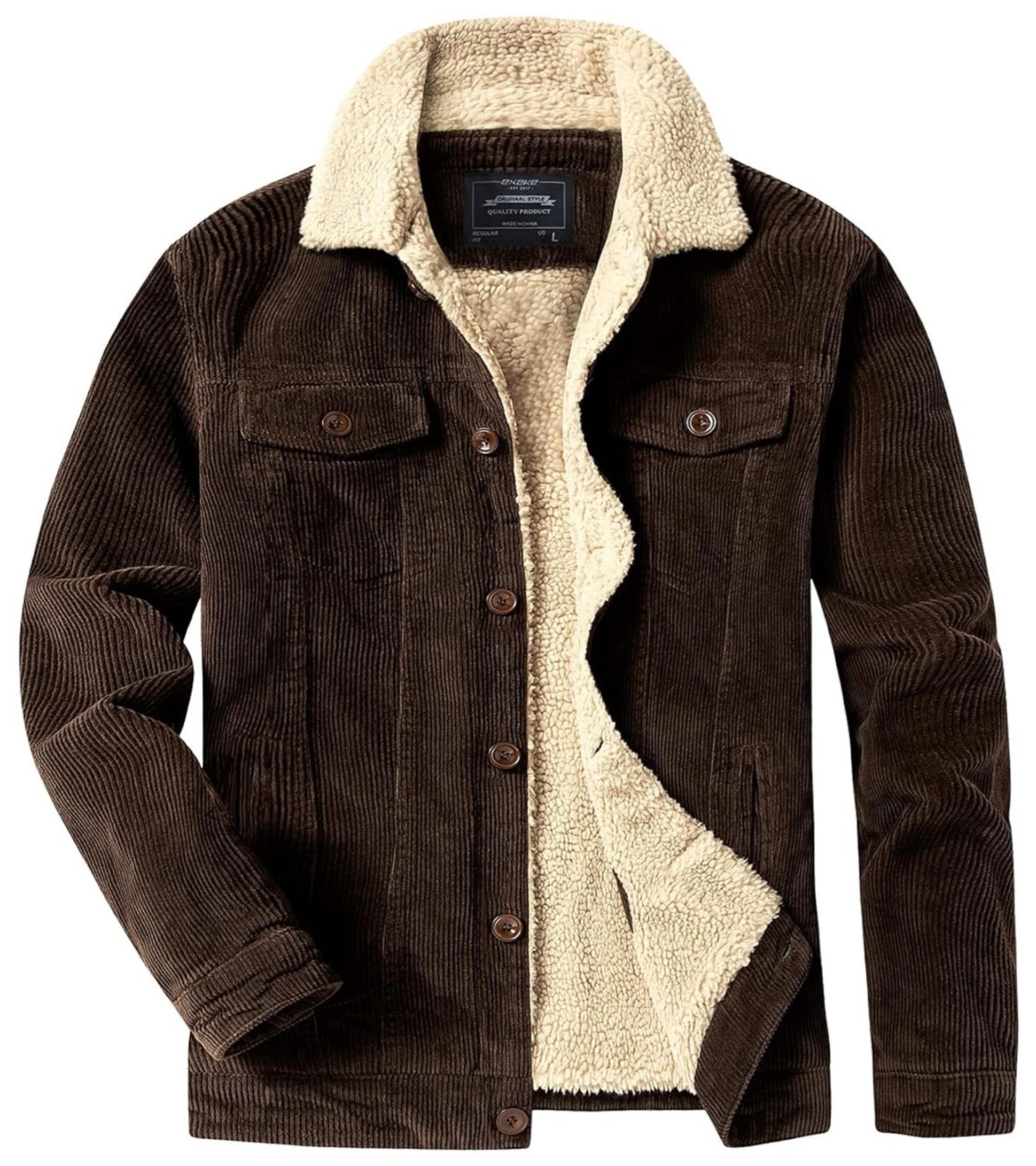 fleece spliced parka long sleeve men parkas, casual turn down collar outerwear, warm autumn jackets for men