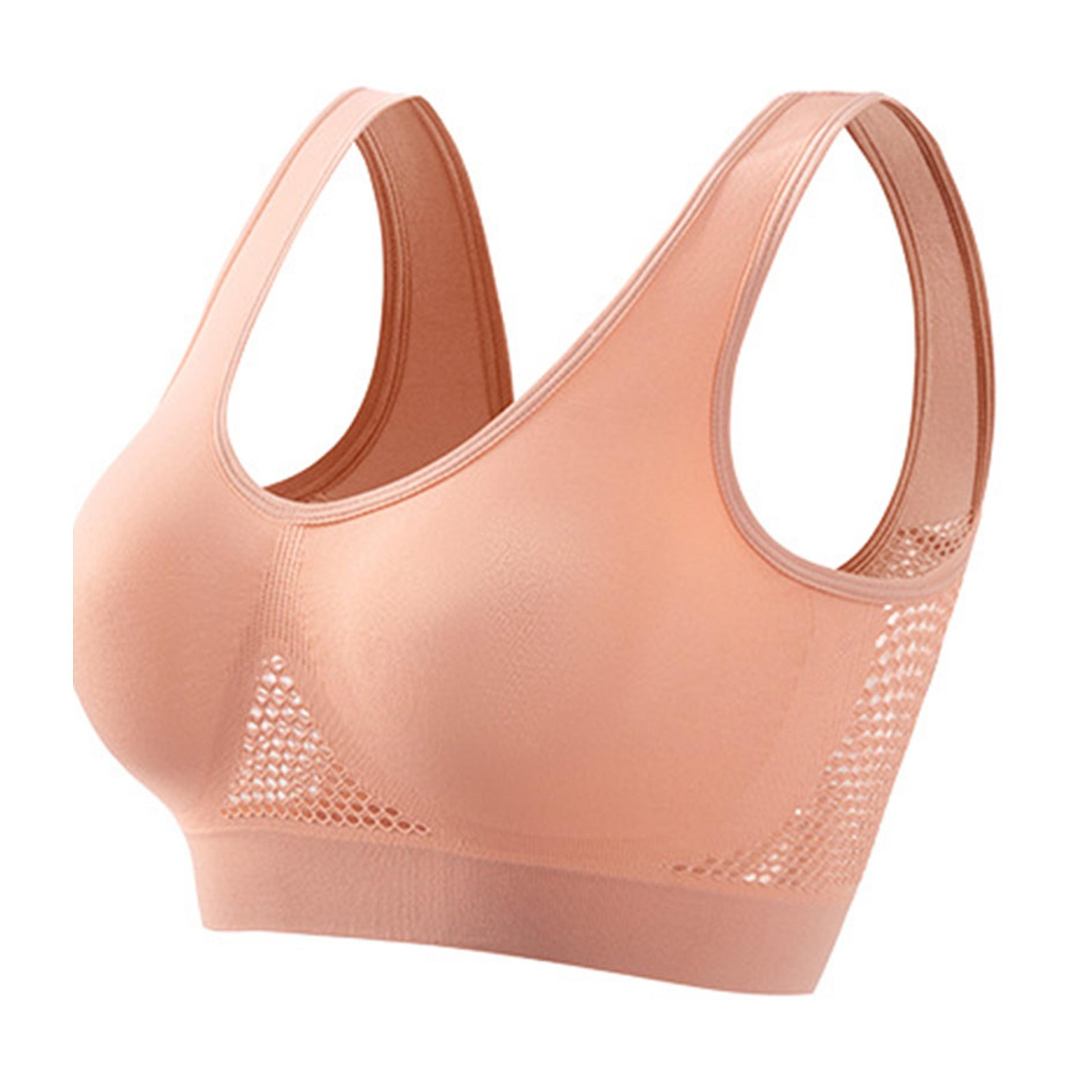 seamless mesh women sports bra, wireless, breathable yoga bra, shockproof gym running underwear, fitness