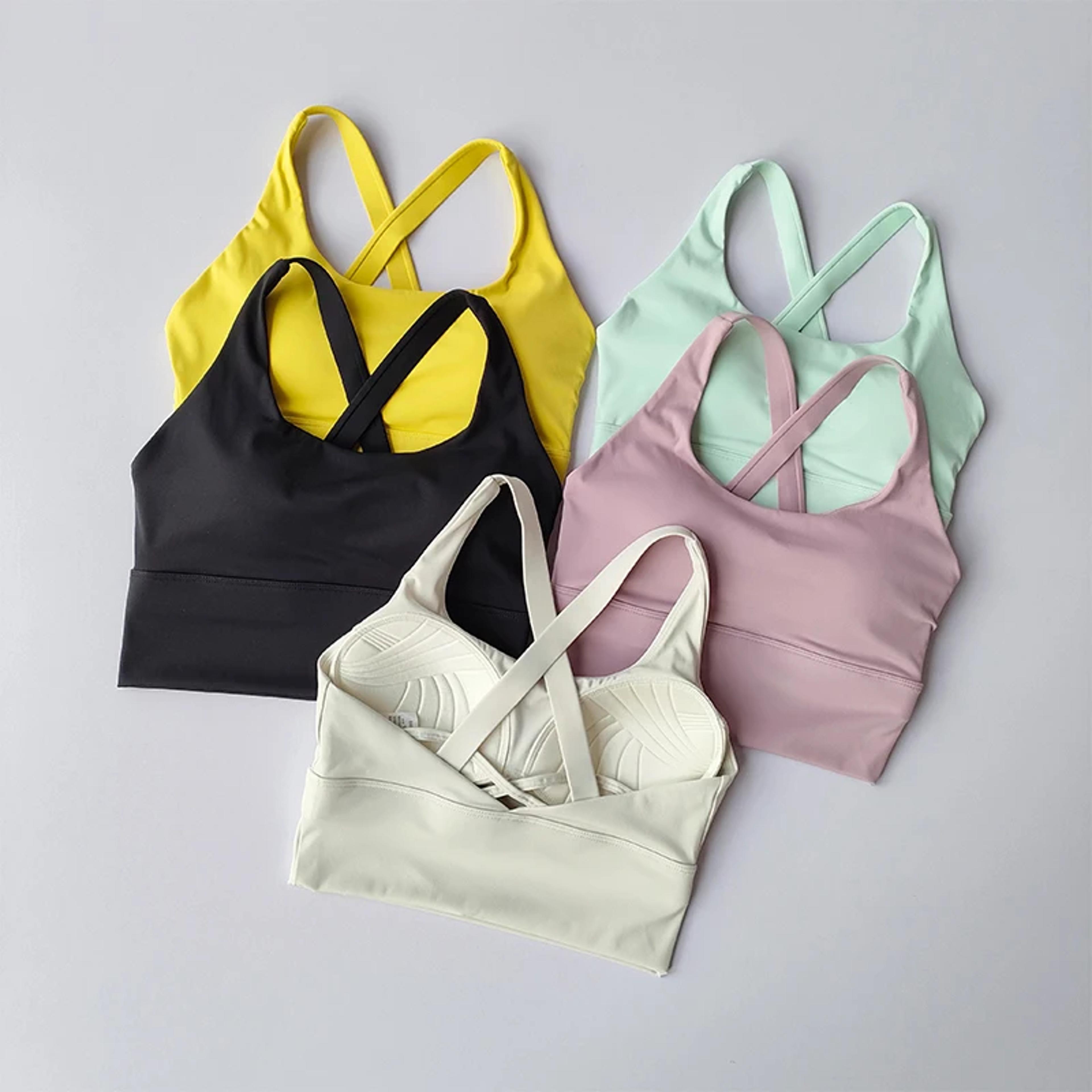 all-in-one sports bra collection, high-intensity shock-proof running bra, yoga fitness bra for summer