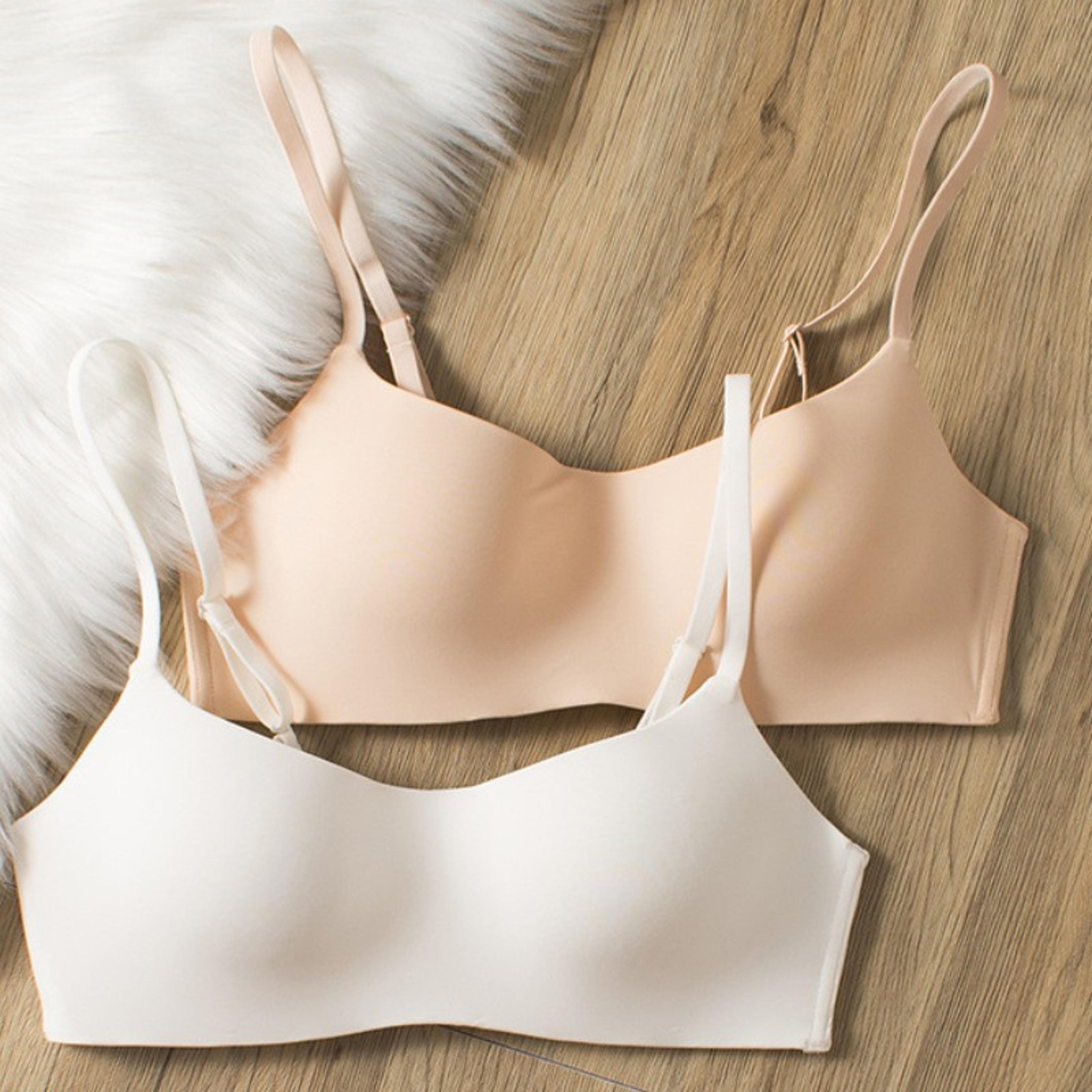 seamless tube top bra for small chest women, non-wire upper support, sexy lingerie, solid intimates female underwear