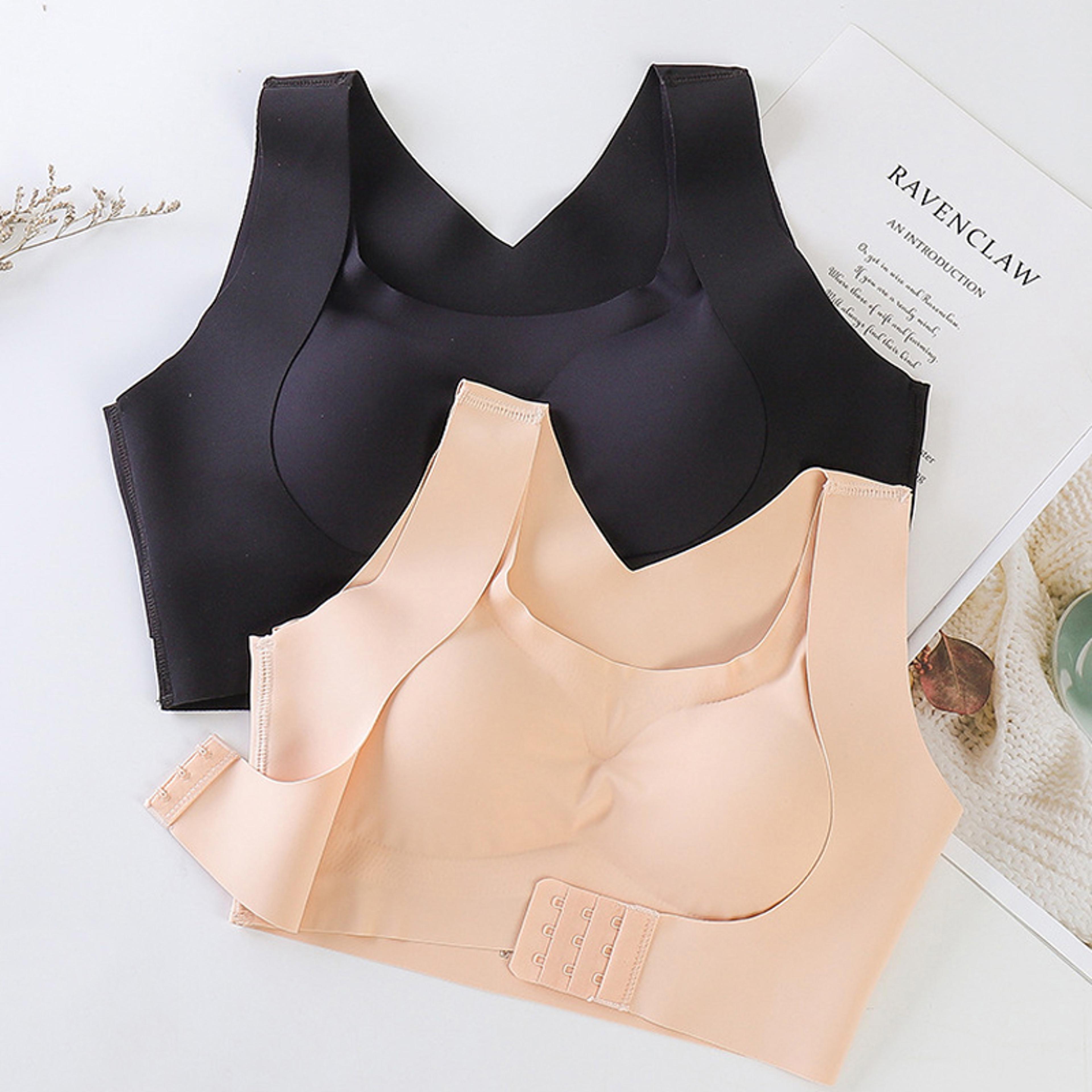 women bras for women push up bra, posture corrector bralette, front closure female underwear, cross back tops