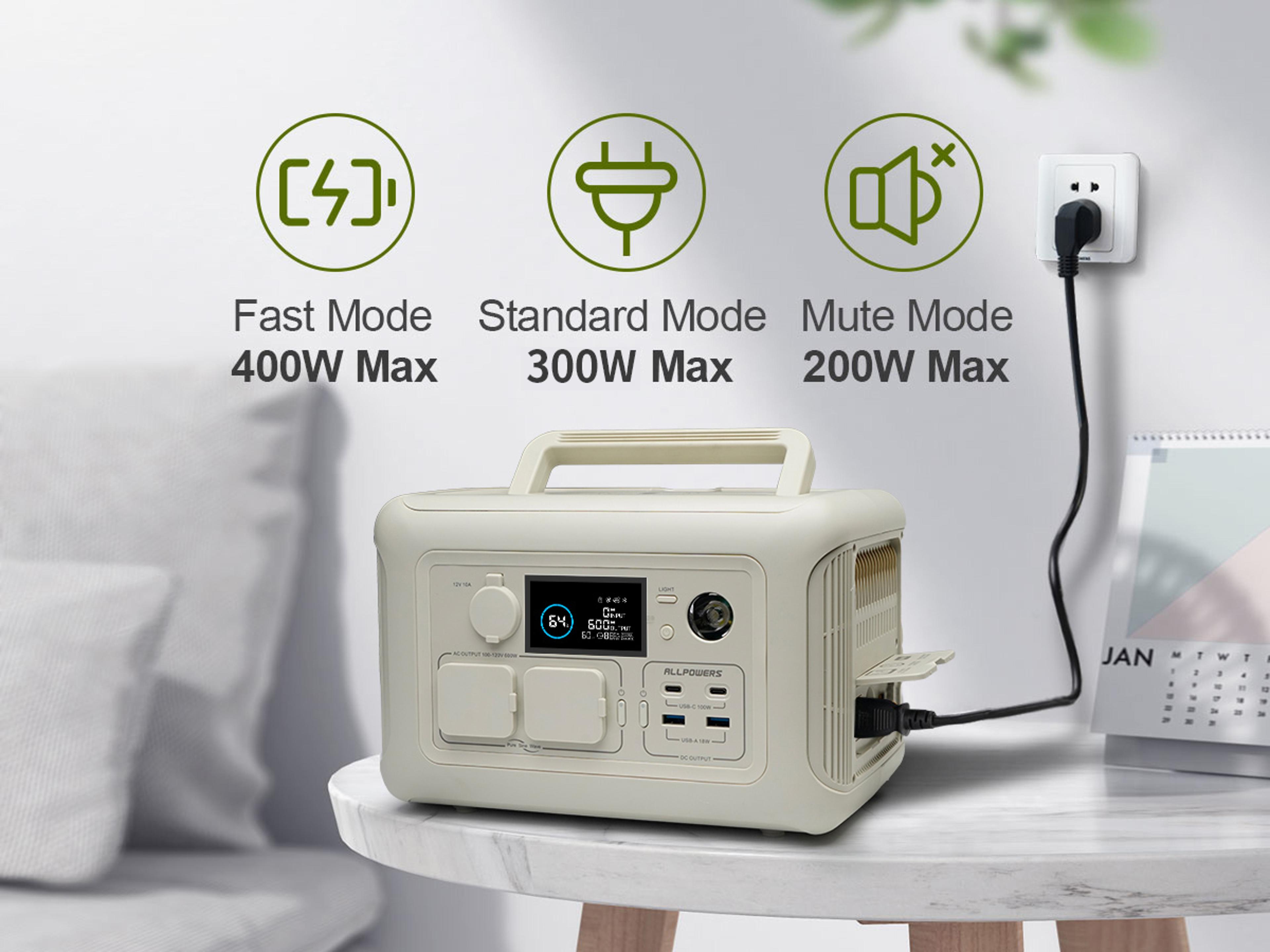 portable generator, powerstation with ac outlets, life battery for home, tents, outdoor, rv camping