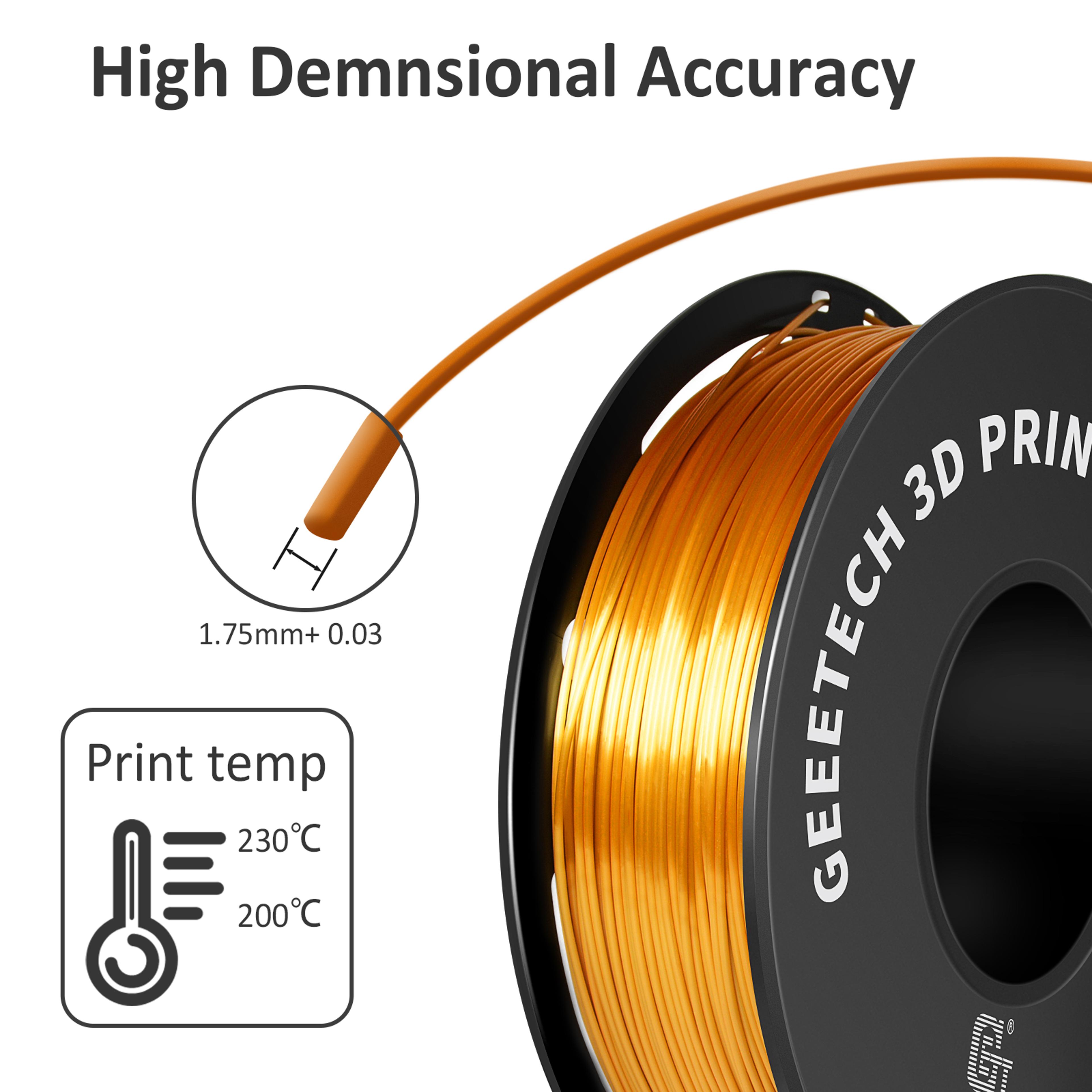 silk pla filament wire spool, printer material, fast delivery vacuum package