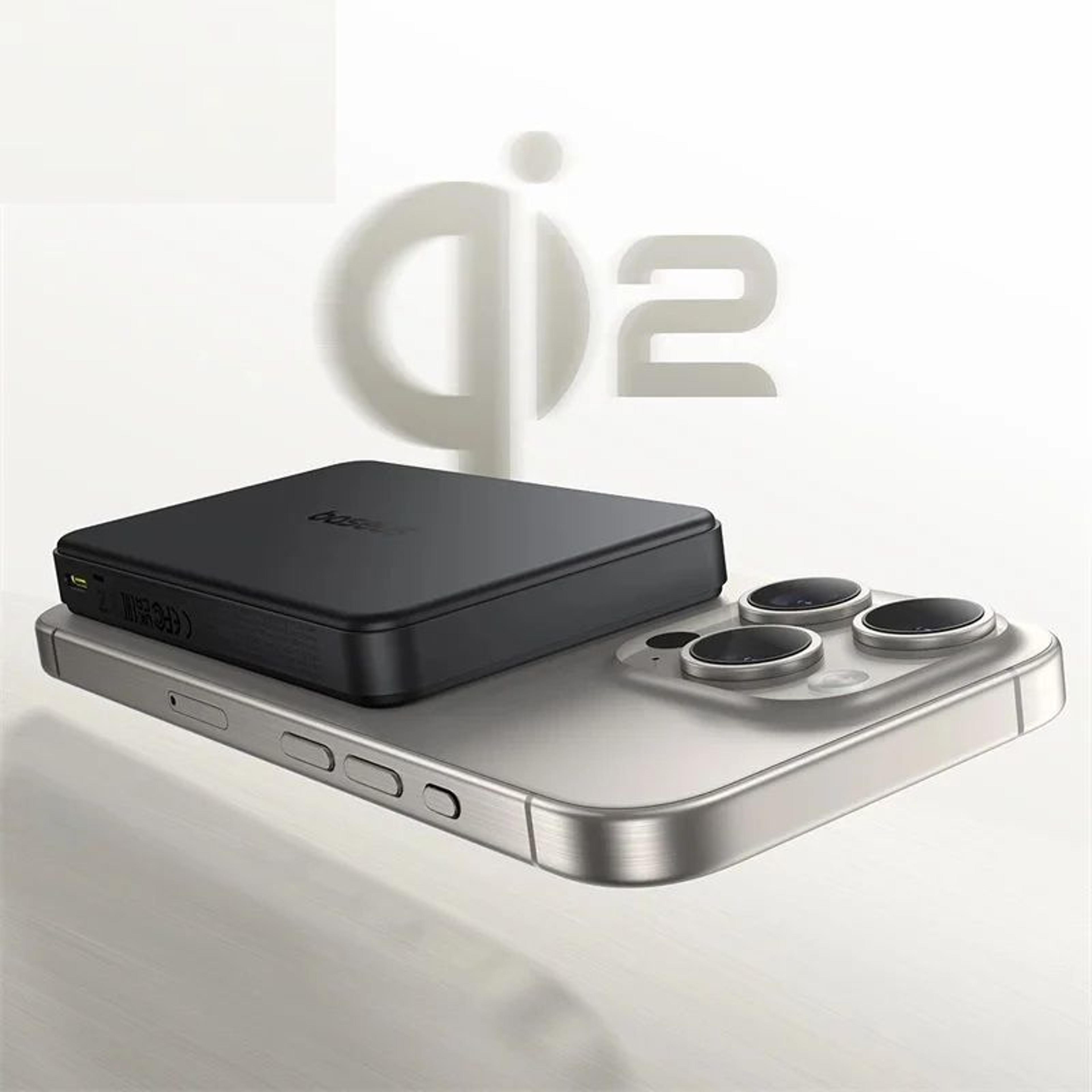 magnetic power bank, wireless charging, wired charge, certified for iphone pro max