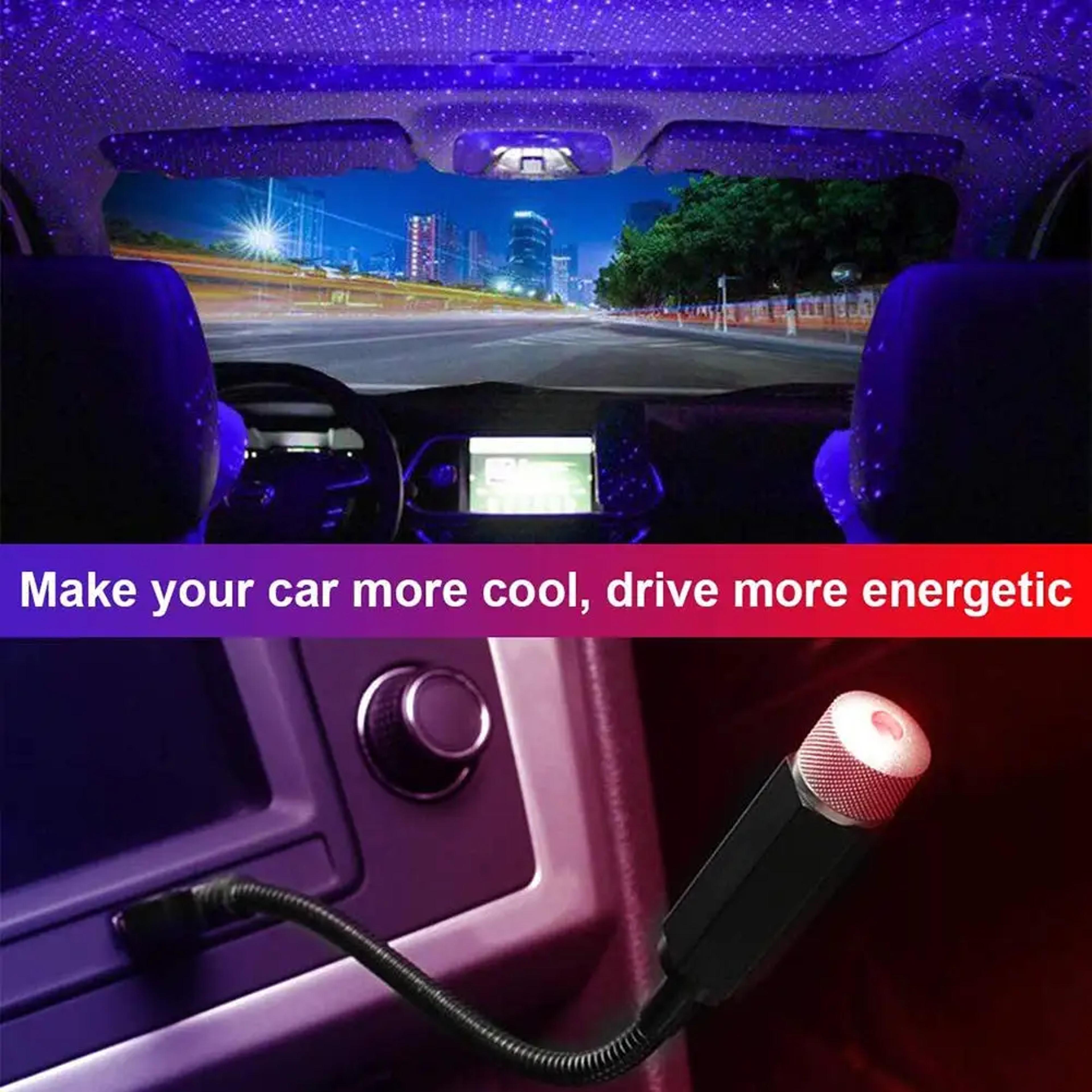 romantic led starry sky night light, usb galaxy star projector lamp for car roof room ceiling decor