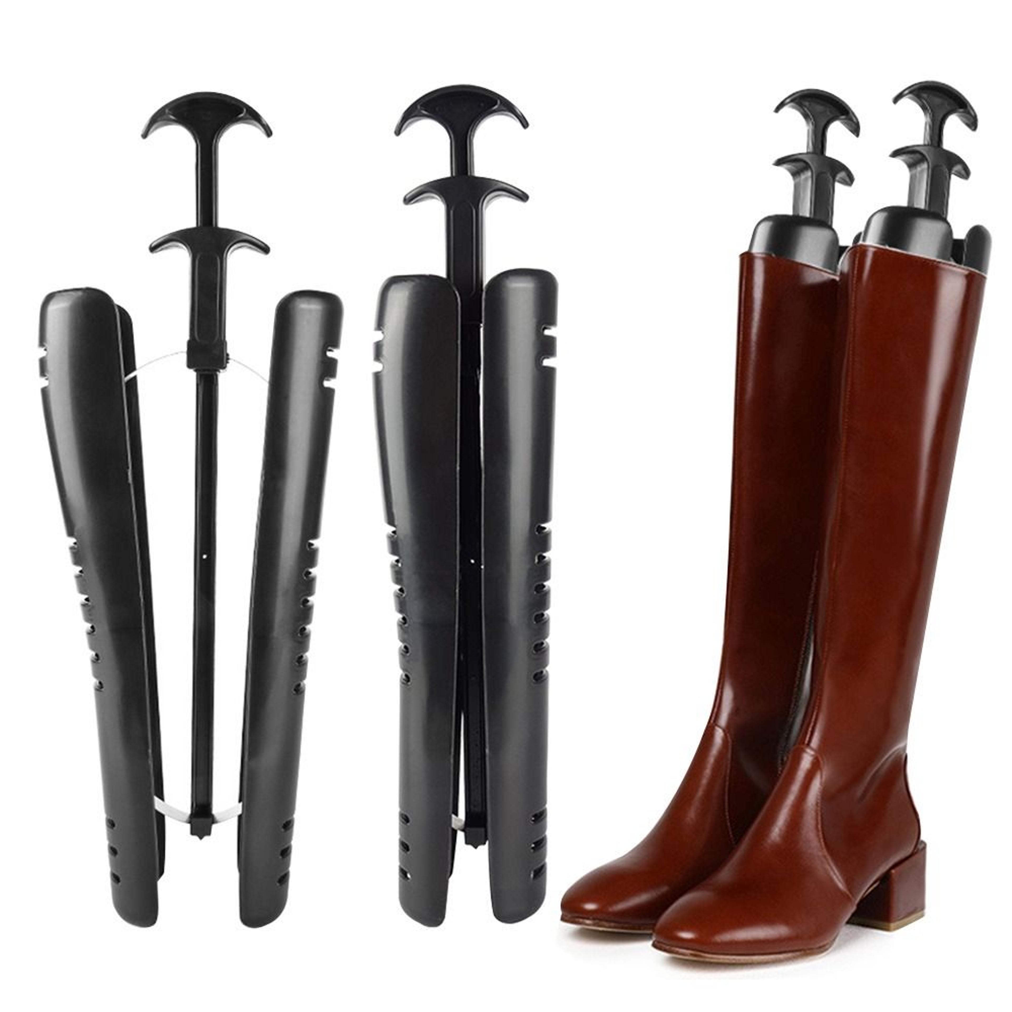 durable shaper supporter adjustable long boot support, anti-wrinkling storage hanger, stretcher stand shoe holder