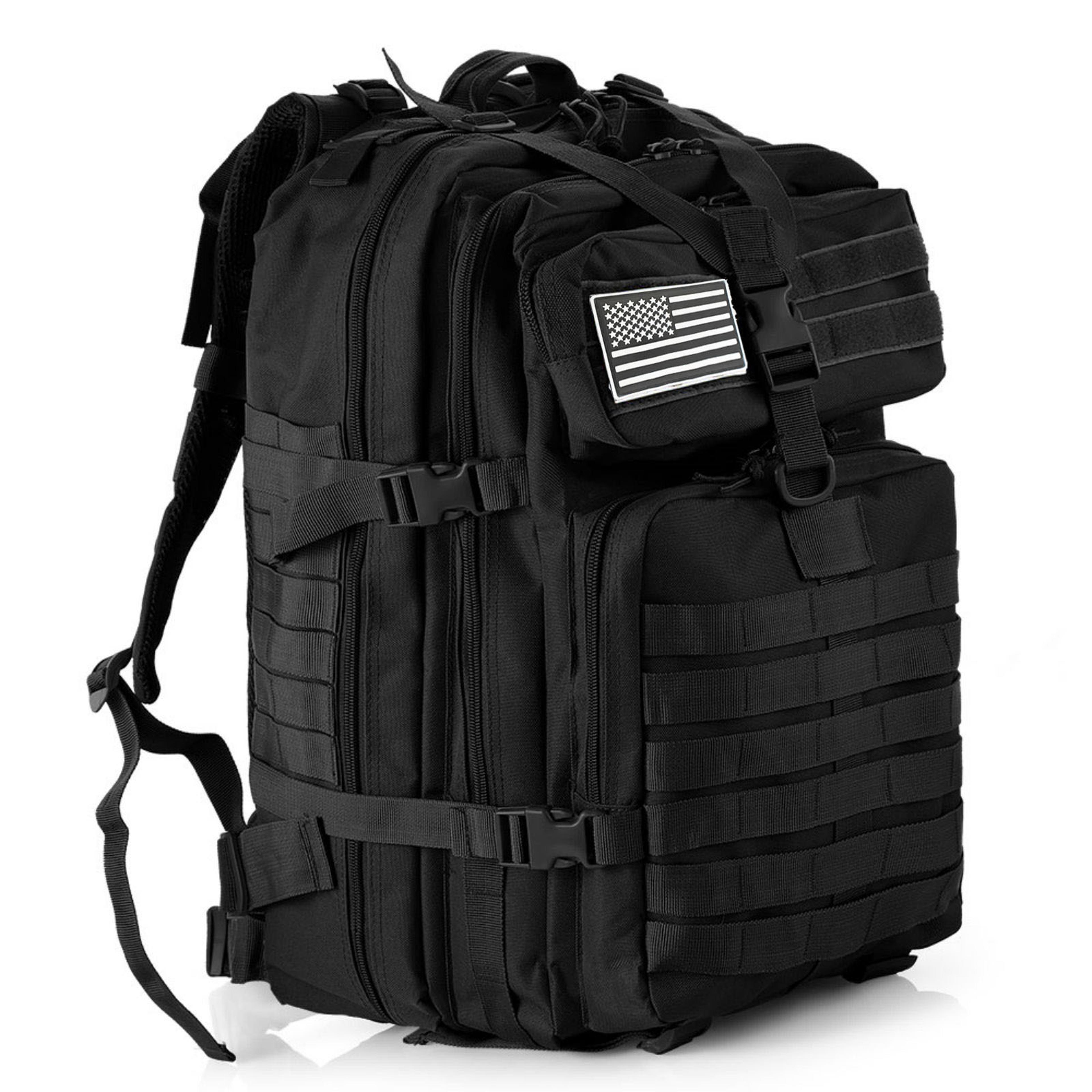 sturdy nylon waterproof tactical sports backpack, hiking, trekking, camping, fishing, hunting rucksack for outdoor
