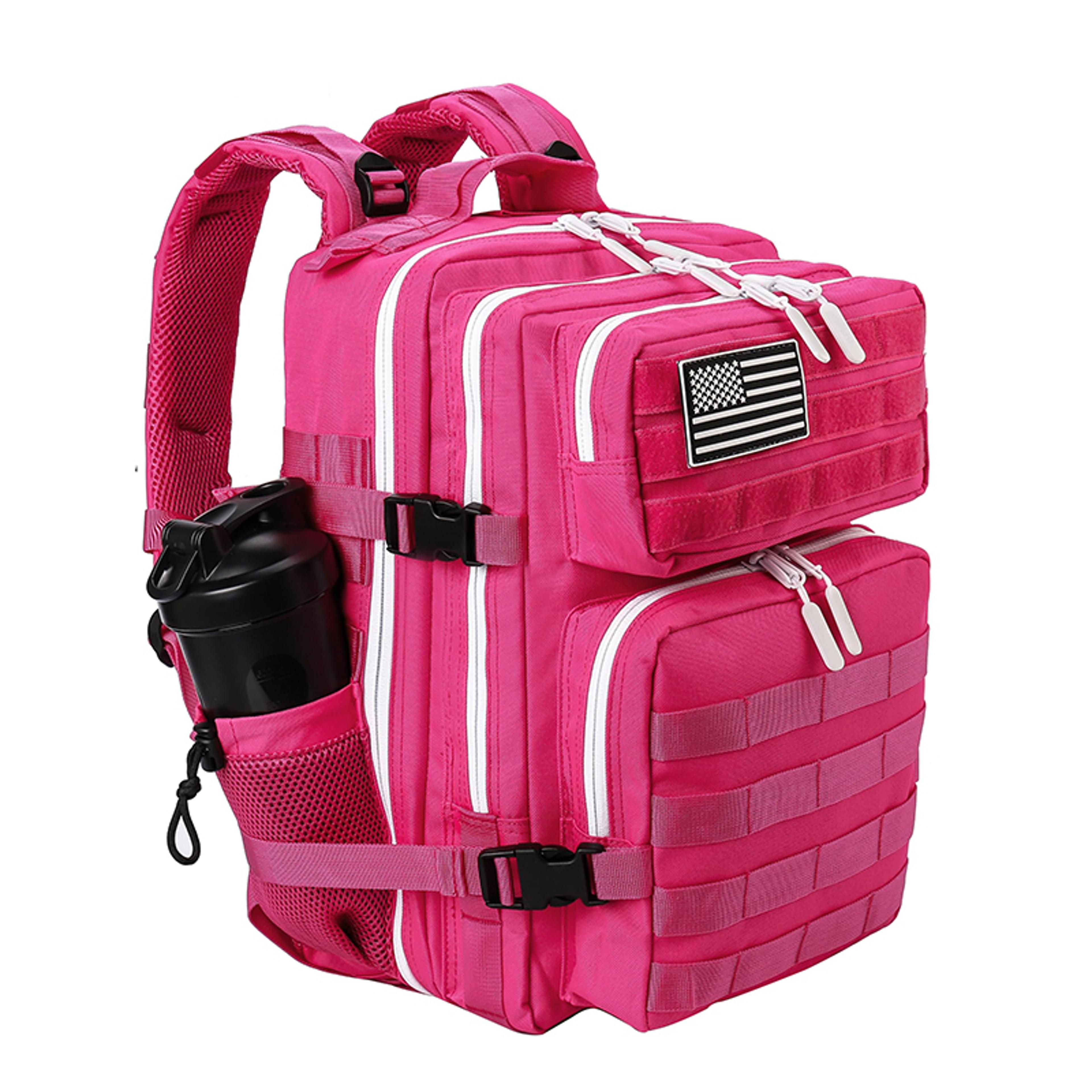 tactical backpack for women, fitness athlete gym out bag, small outdoor sports rucksack with bottle holder, travel back