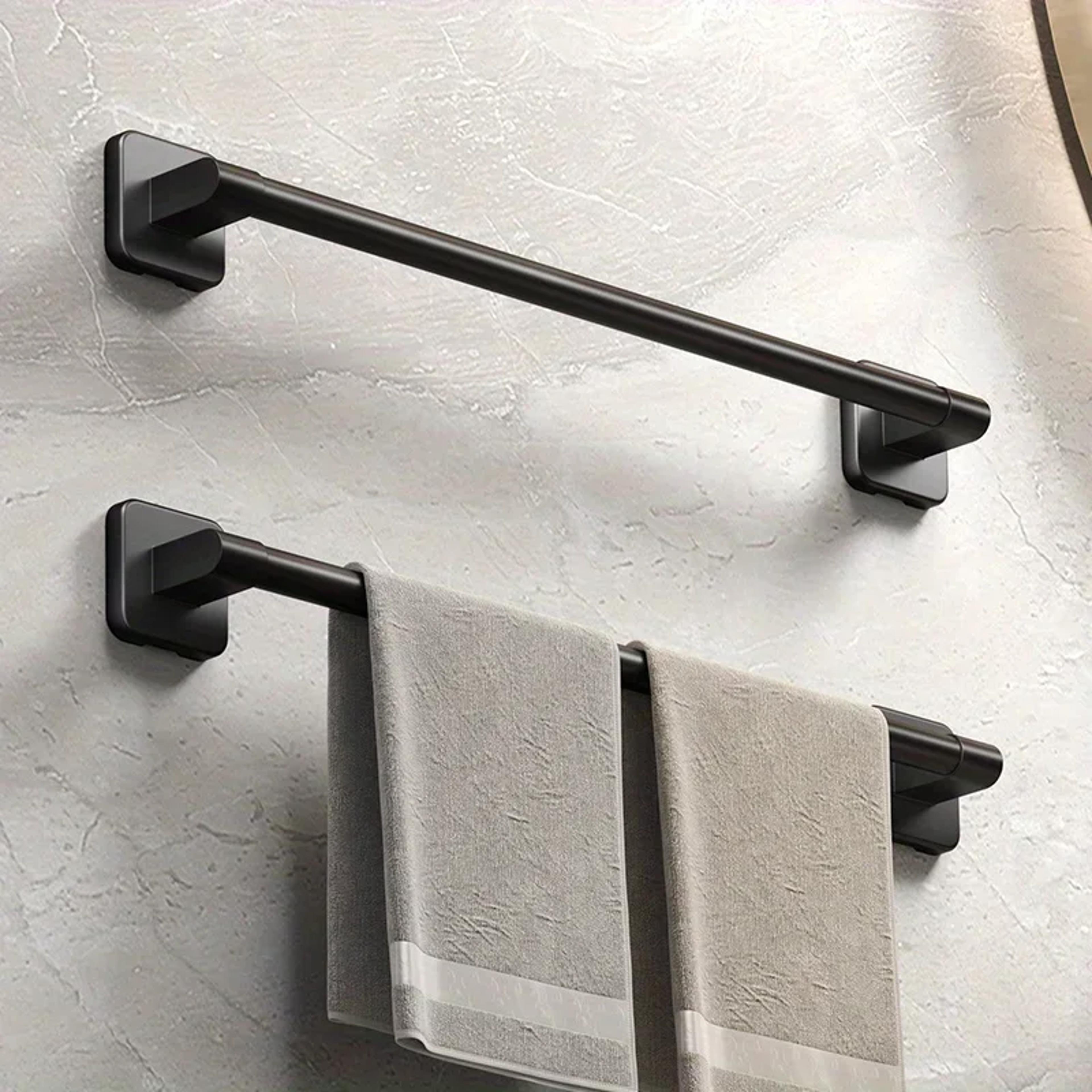 towel rack door hanger shelf, over door towel bar hanging holder, stainless steel bathroom cabinet shelf