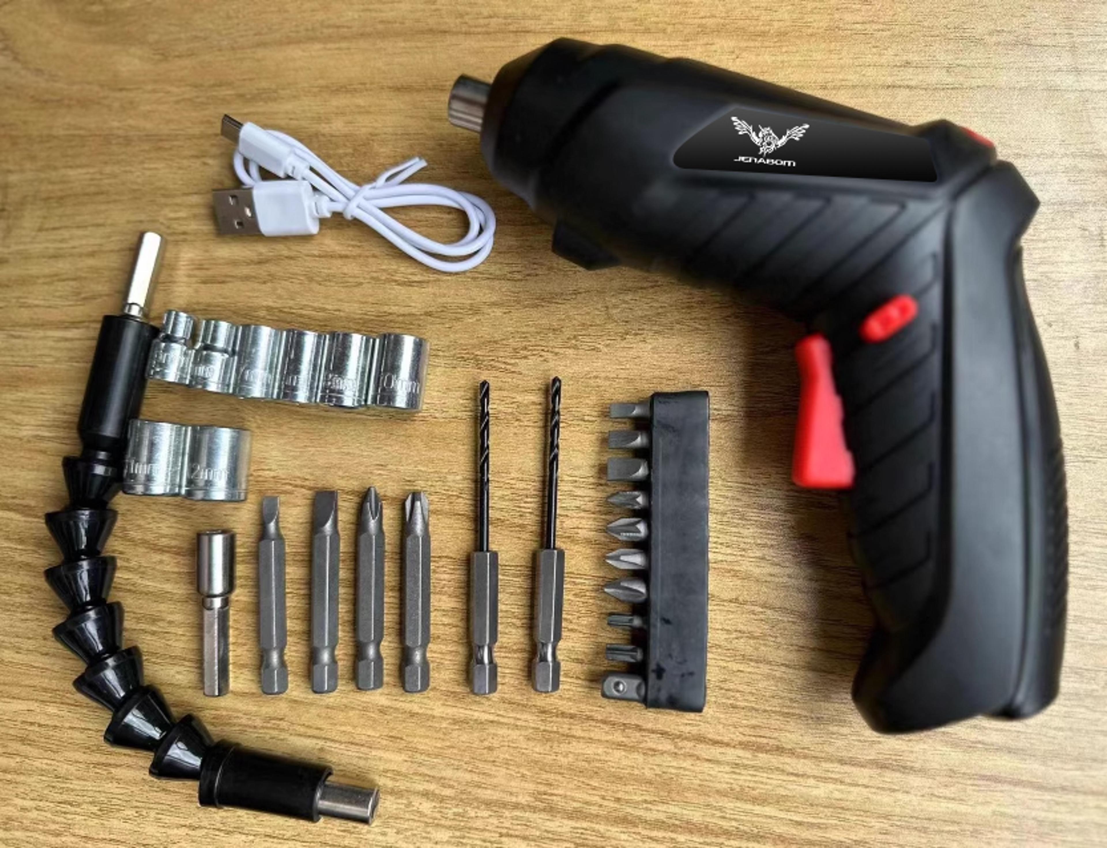 power tools set for household maintenance repair, lithium battery mini electric drill cordless screwdriver