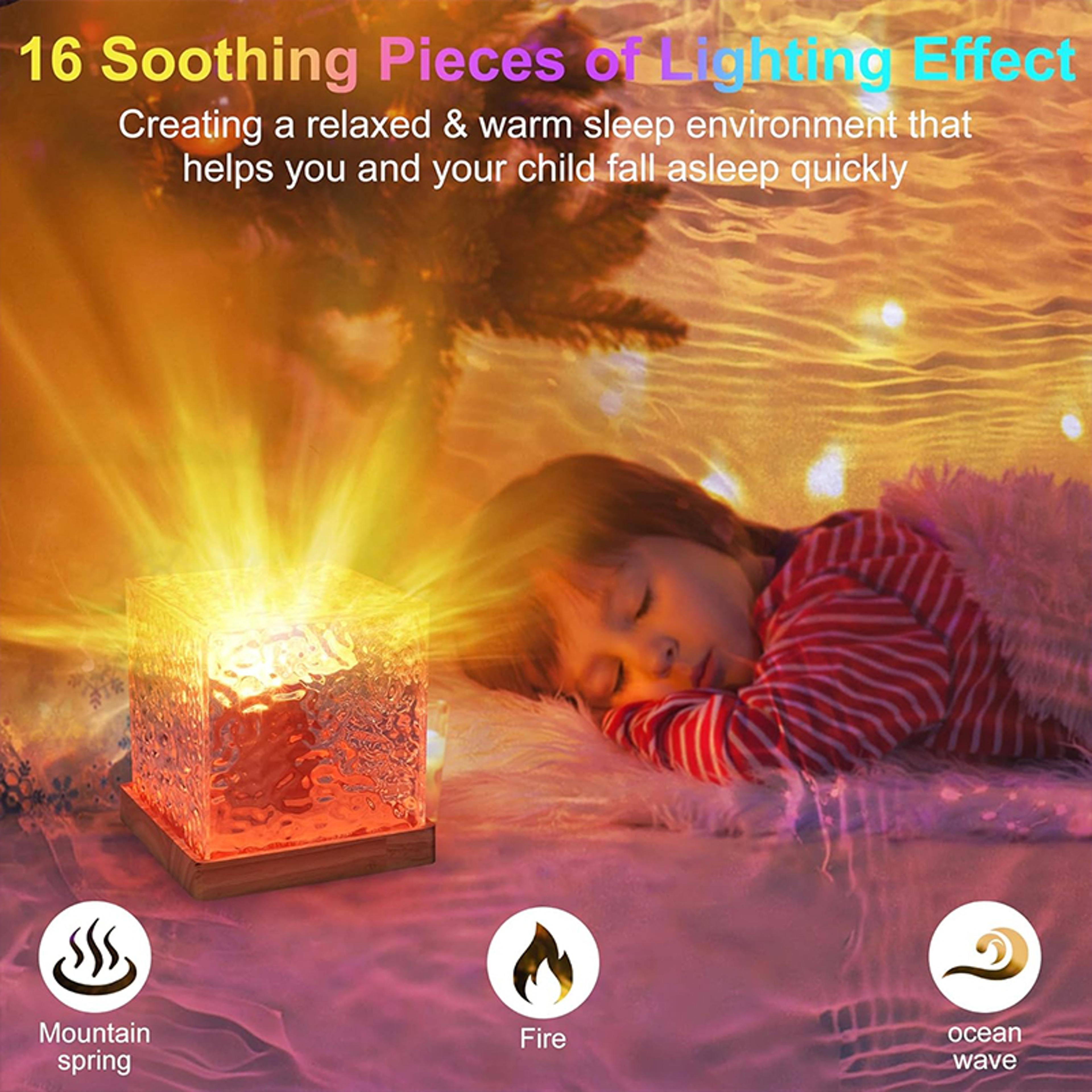 ocean wave projector light, midnight aura, aurora glow lamp for home, office, bar, restaurant, underwater night light