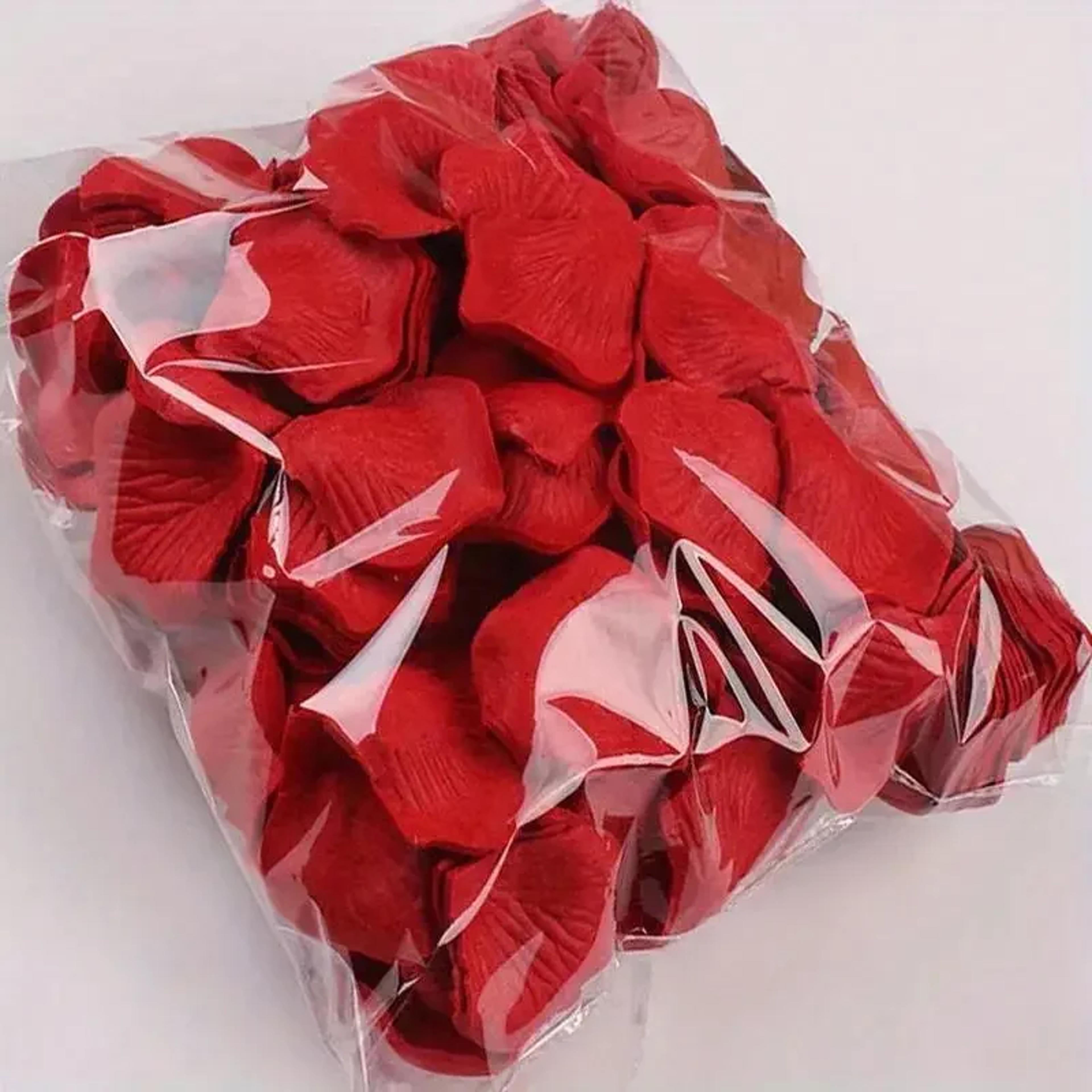 multicolor artificial fake rose red roses silk fake flowers petals for valentine's day, wedding, party favors, romantic