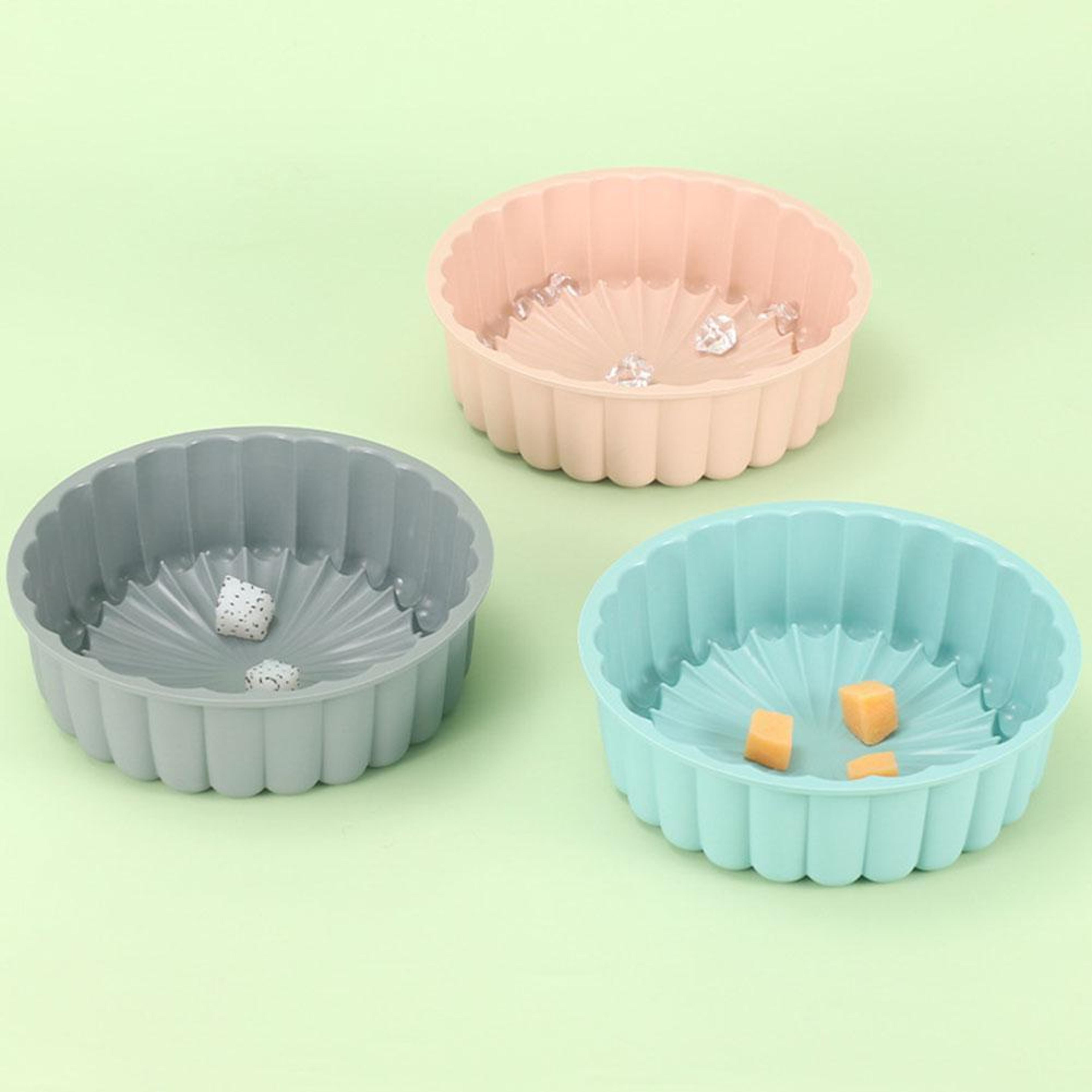 silicone charlotte cake mold, non-stick bread flan mold, multifunctional shortcake baking pan for kitchen, baking tool