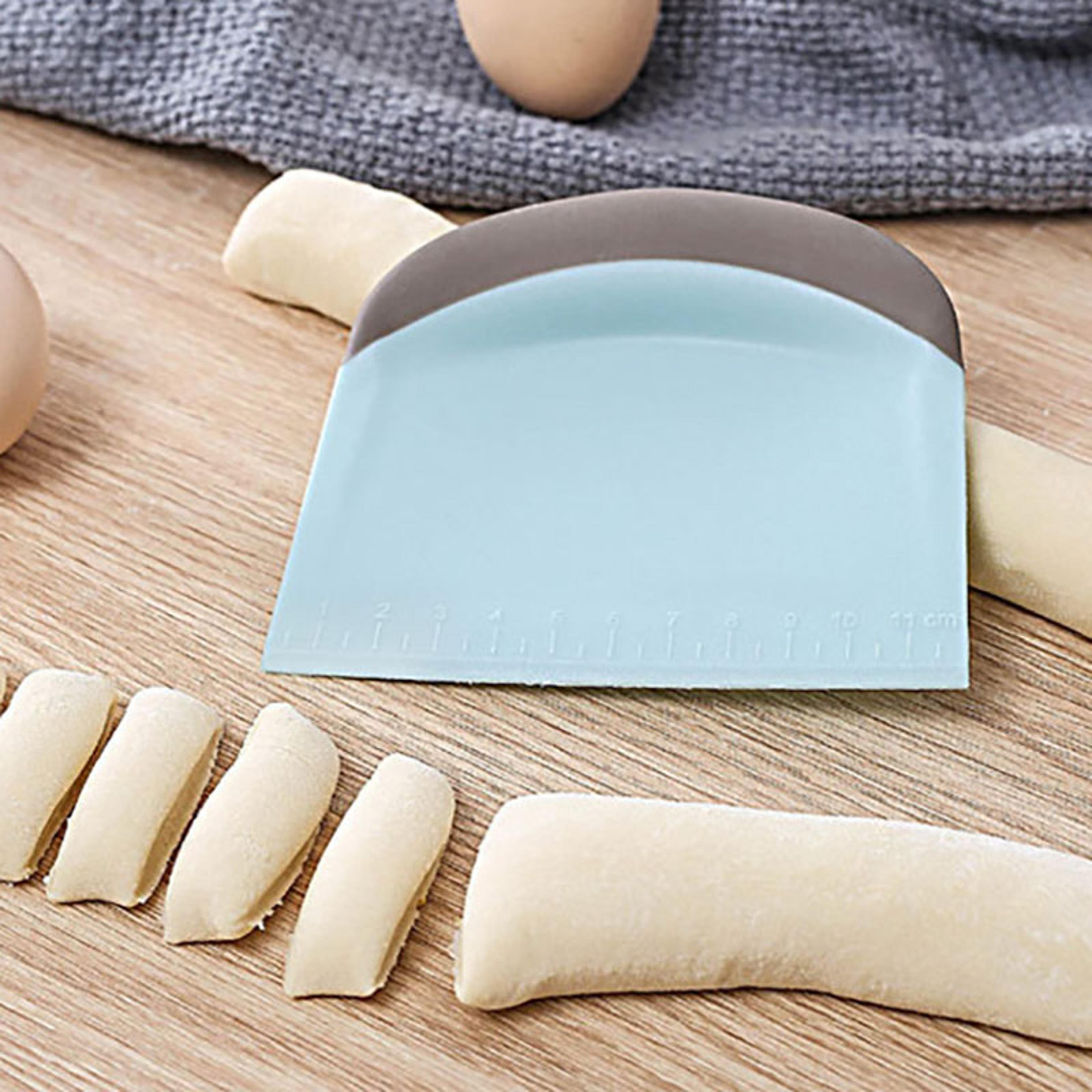 dough scraper, bowl scraper, bread cream cake pizza cutter, bench scraper, dough cutter, diy baking kitchen cooking tool