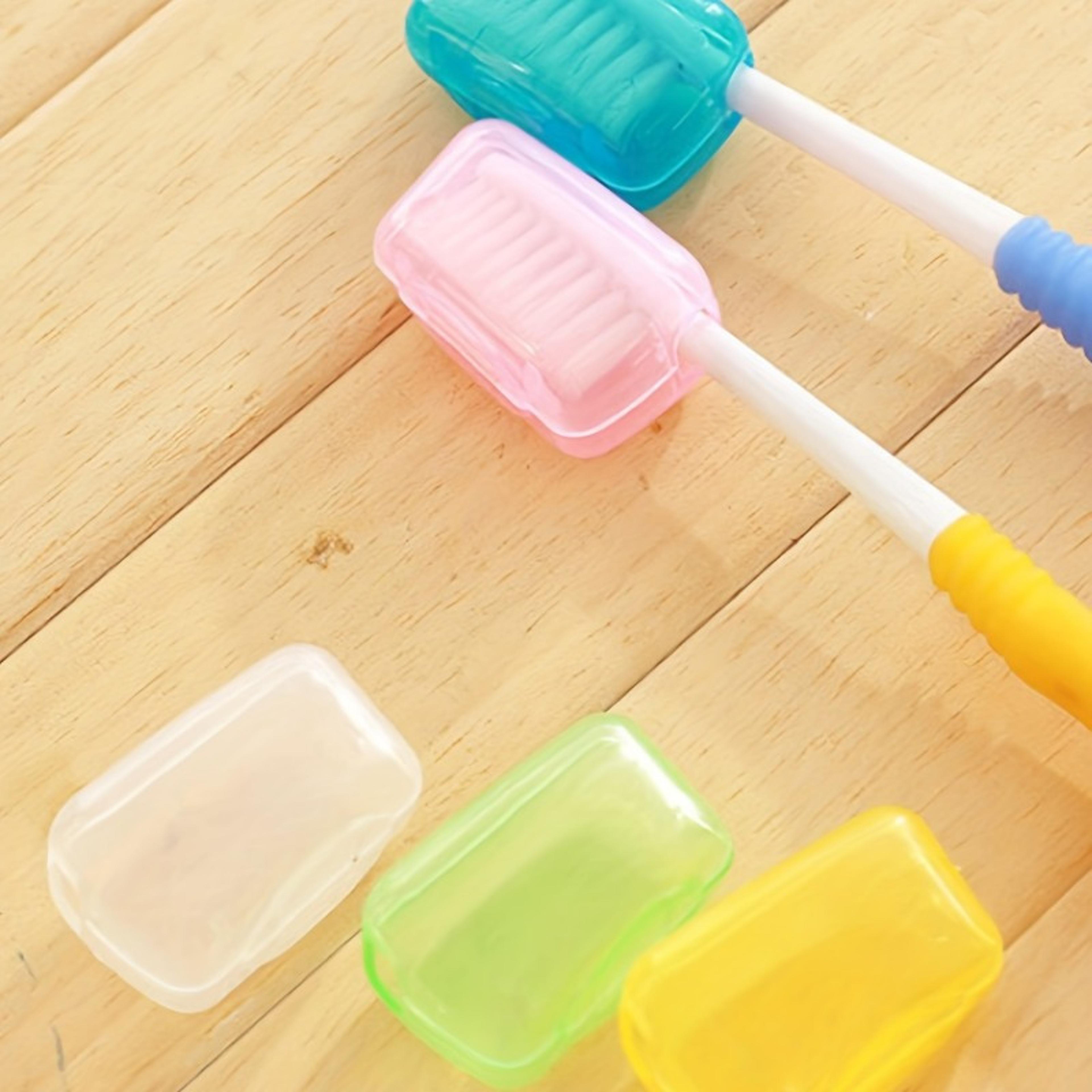 travel toothbrush head protective cover, portable protective shell head cover for safe and hygienic travel