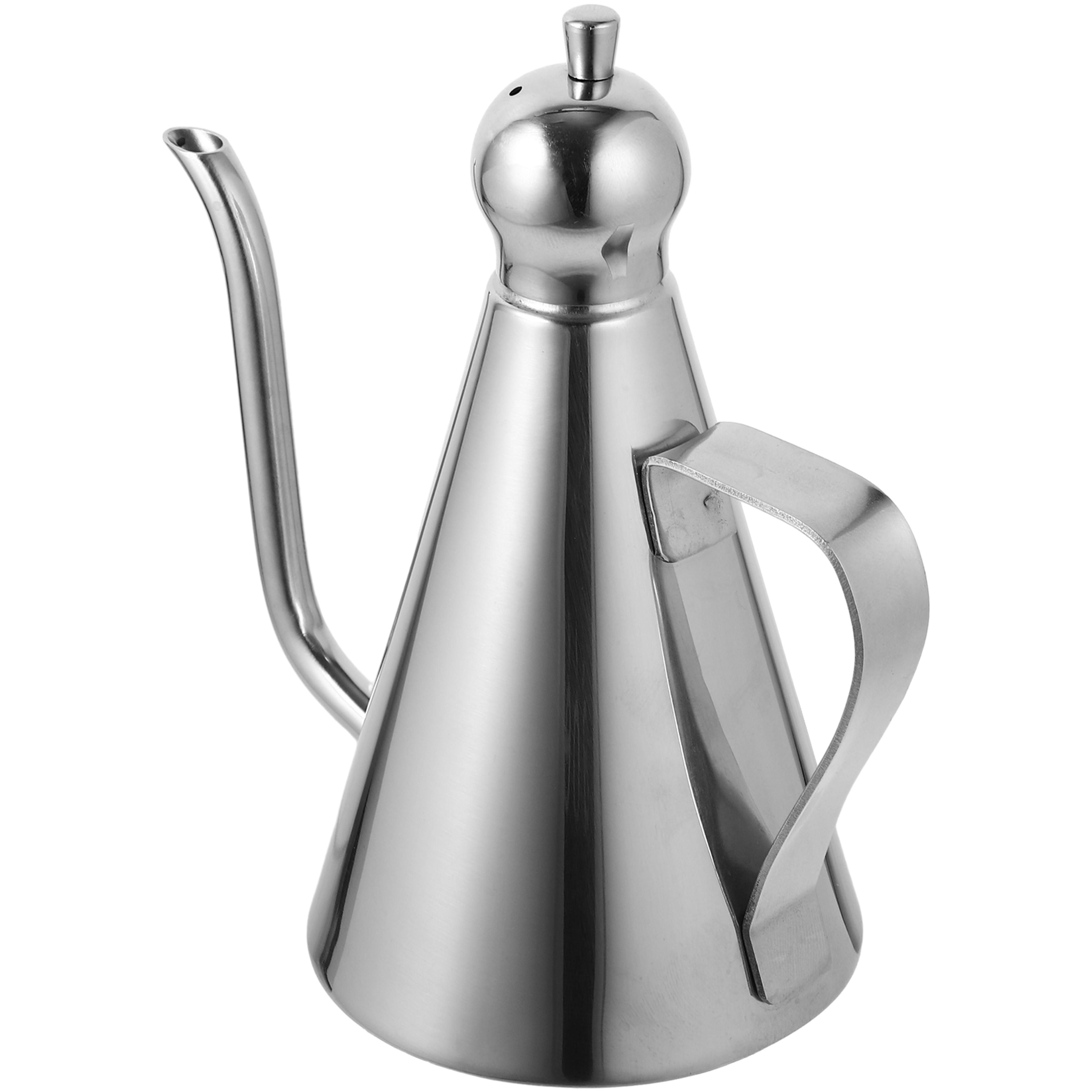 stainless steel oil bottle dispenser, leakproof kitchen container, daily use vinegar sauce precise fit condiment