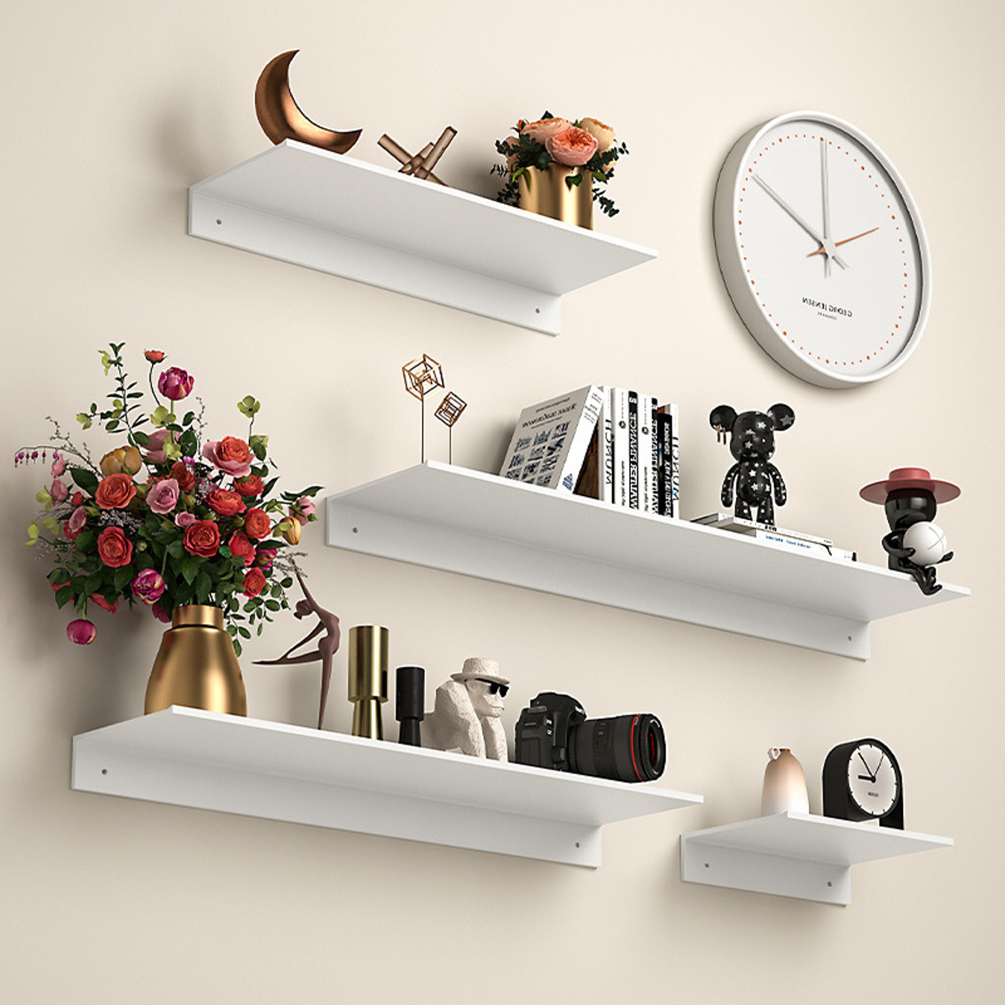bath storage rack wall shelves, floating matte black bathroom kitchen organizer, metal shower no drill accessories, home