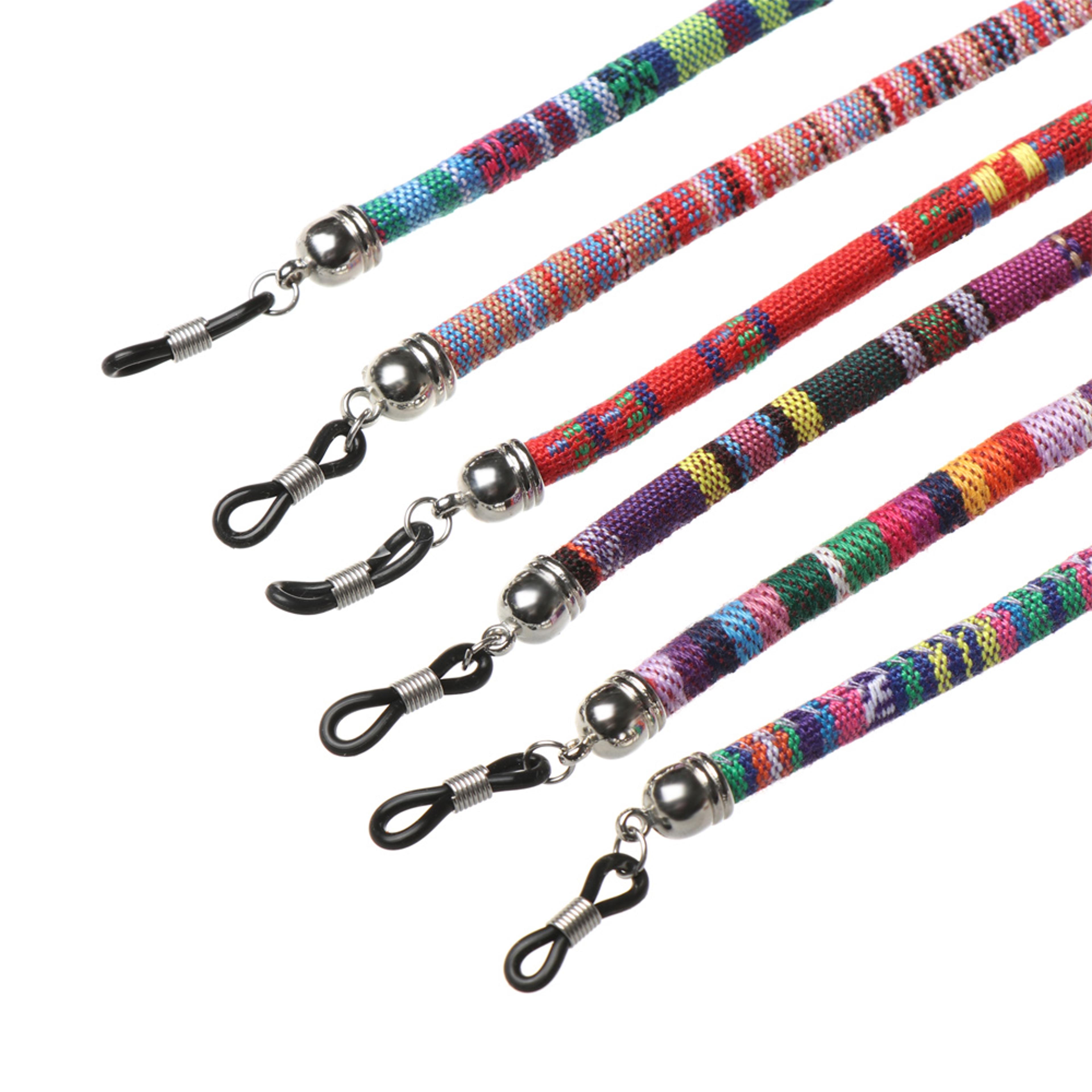 colorful acrylic beads glasses chain, reading glasses cord holder, anti-lost rope for eyewear accessories