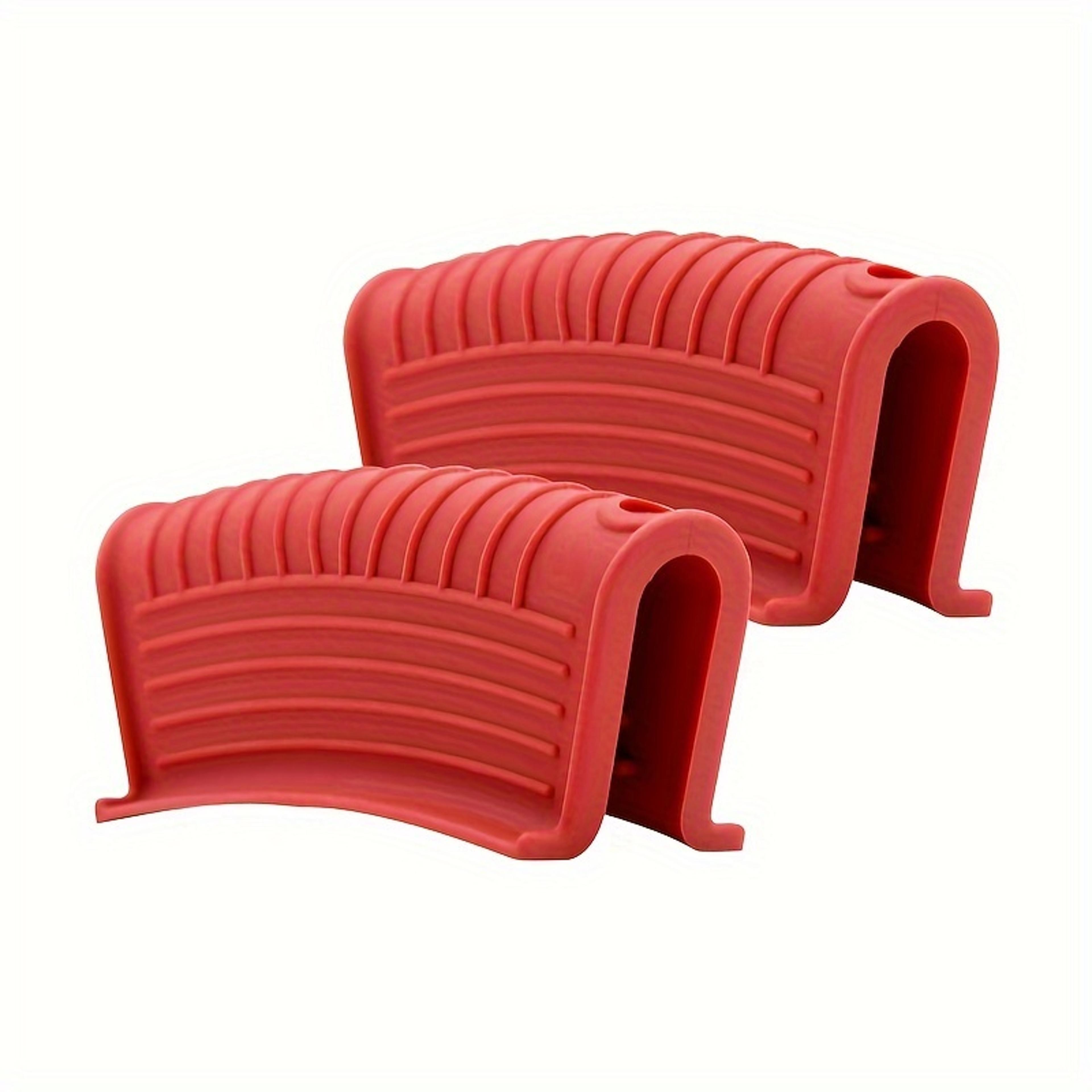 silicone assist hot pan handle holder, anti-slip heat resistant pot holder sleeve, cast iron pan skillet handle cover