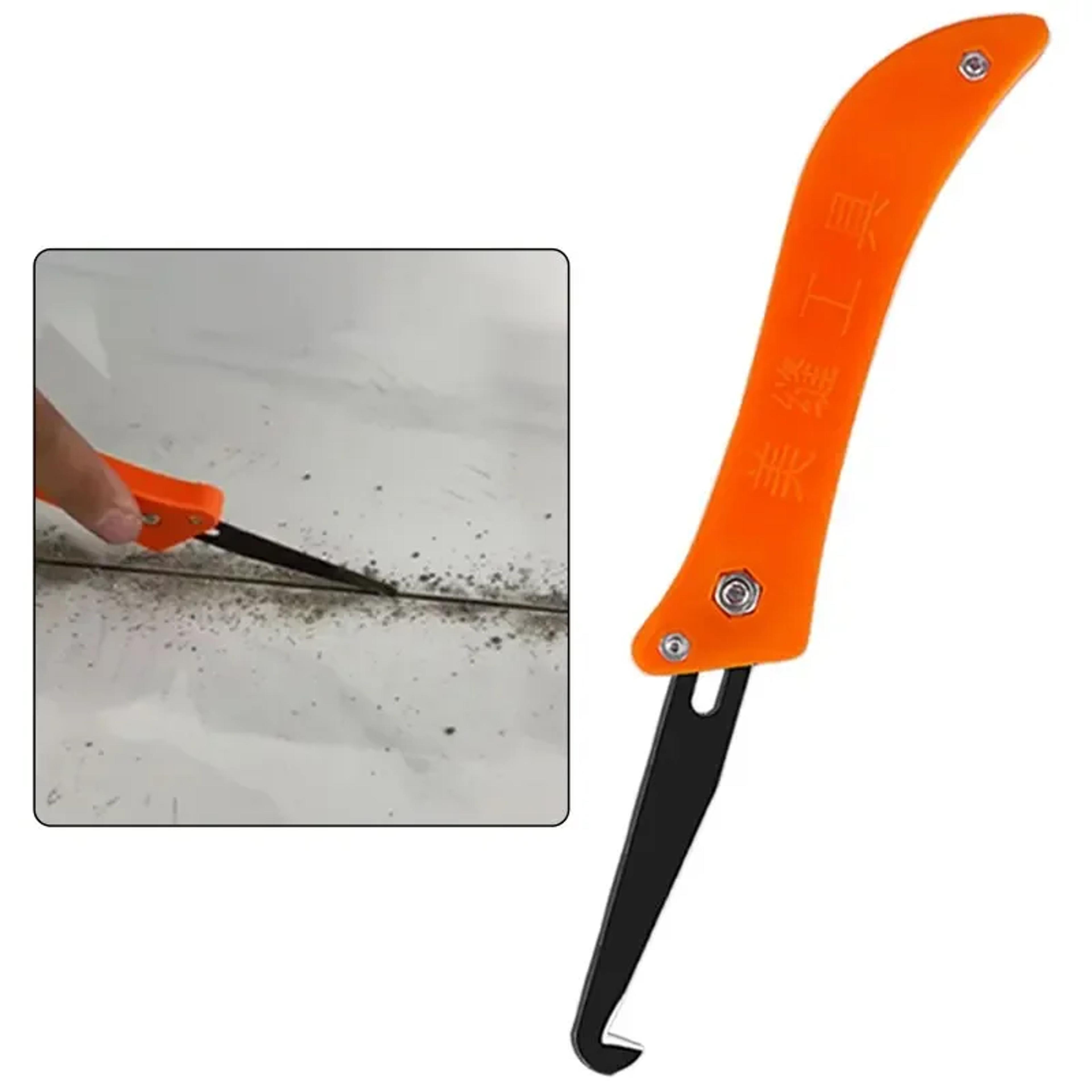 hand tools for tile gap repair, old grout removal, seam cleaning, cement joint notcher