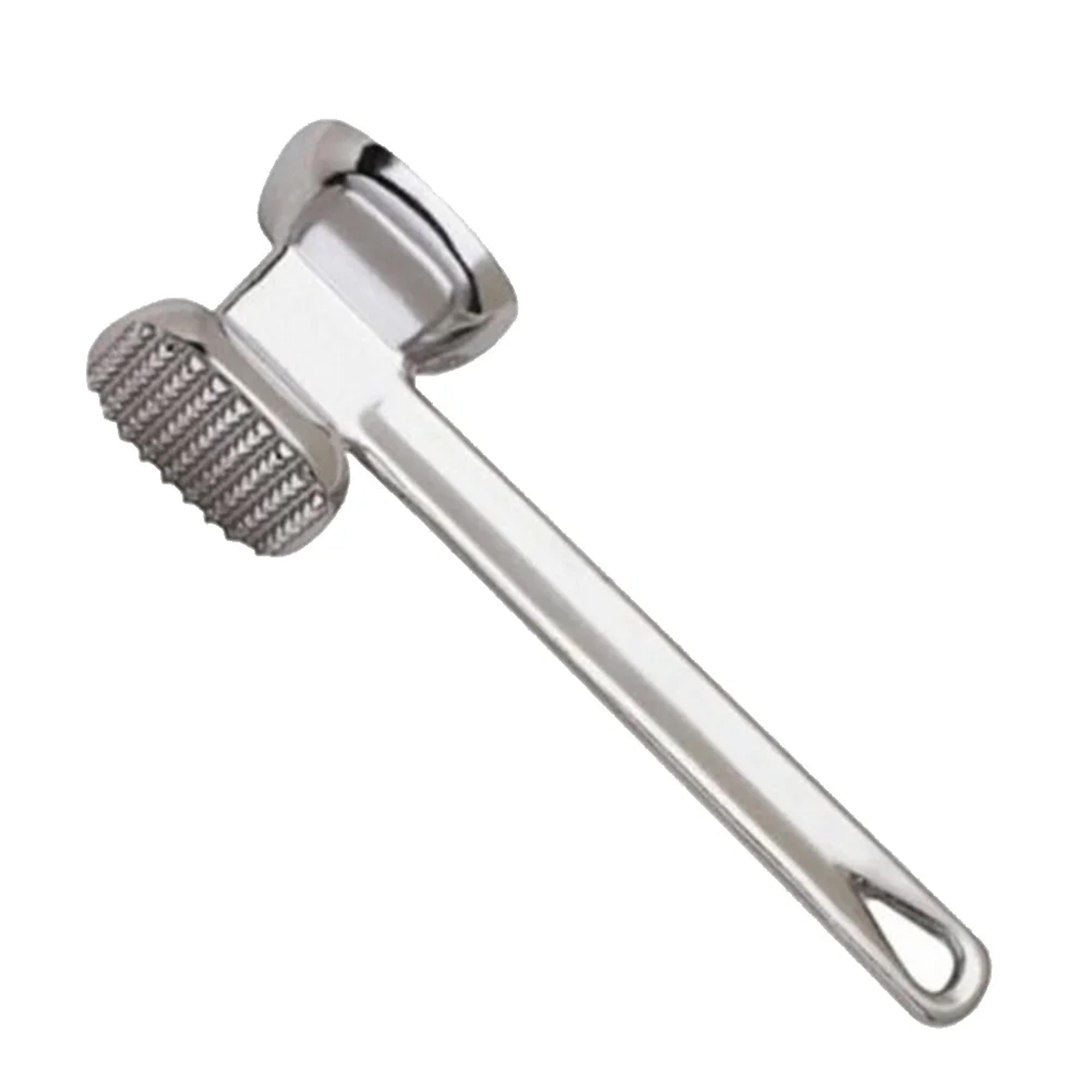 heavy-duty double-sided aluminum alloy steak mallet for kitchen tools, durable household metal machine