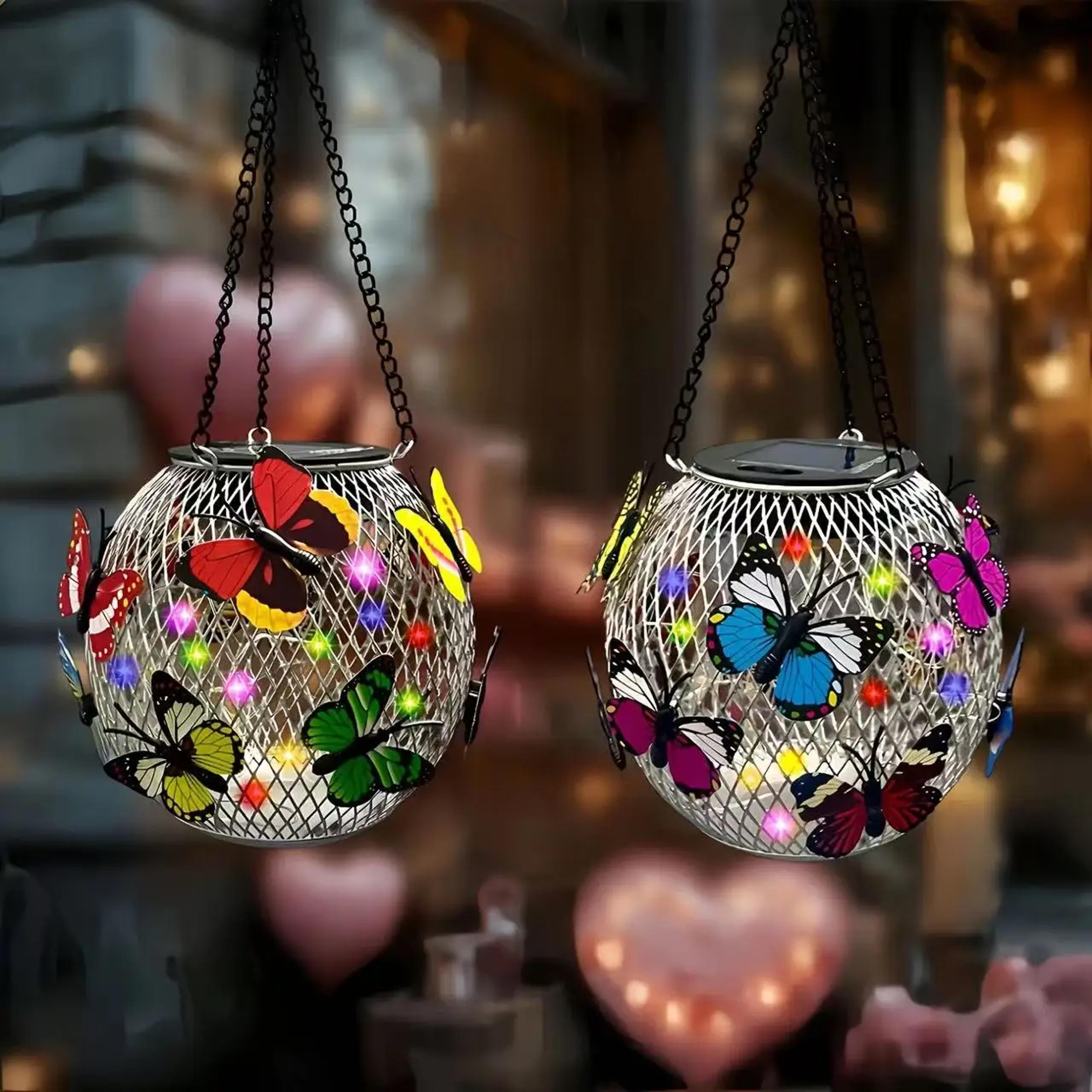 waterproof solar outdoor hanging lights, garden decoration outdoor lights
