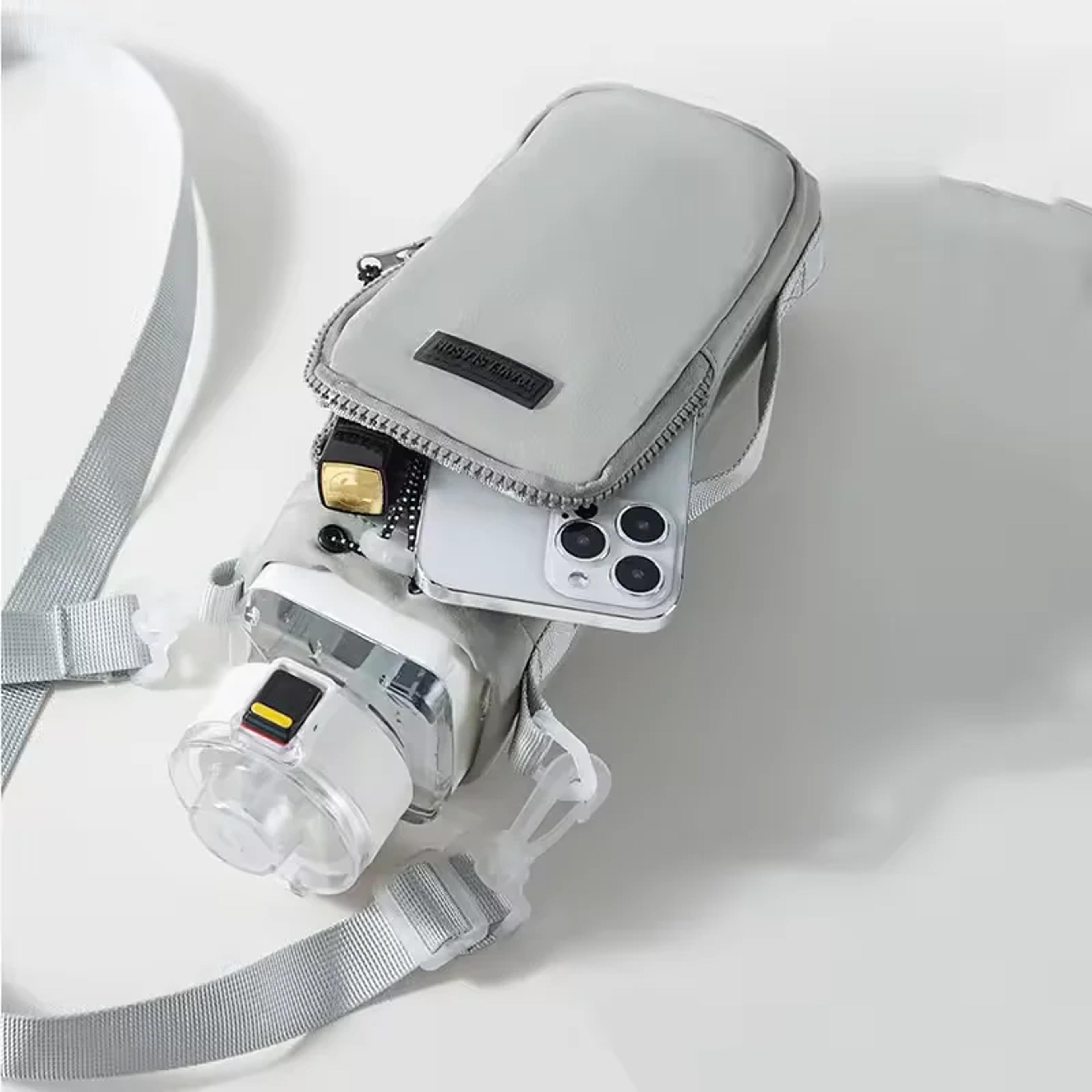 adjustable shoulder strap portable water bottle bag, vacuum cup insulation protective cover sleeve
