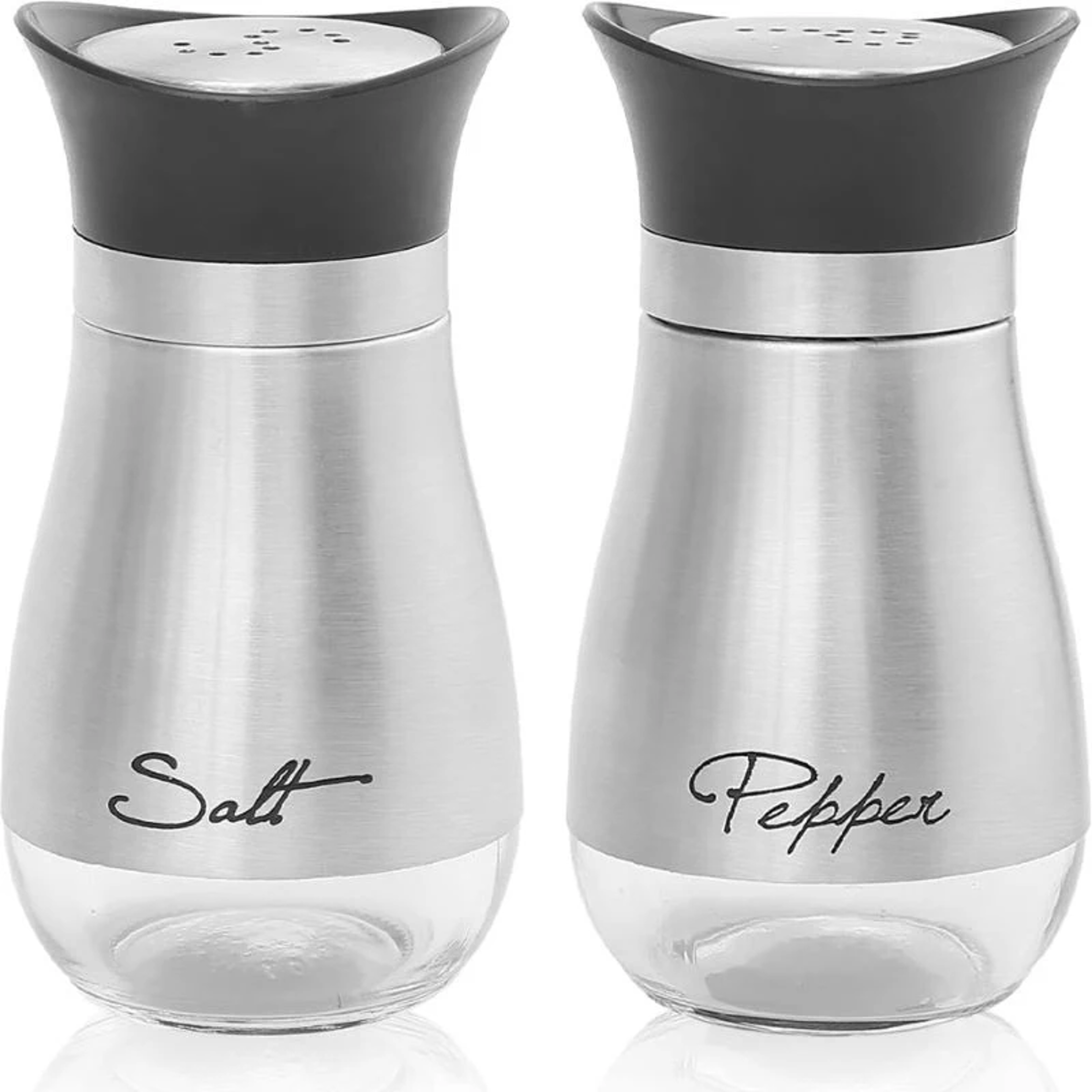 seasoning shaker glass bottles, spices storage, salt pepper boxes for kitchen organization