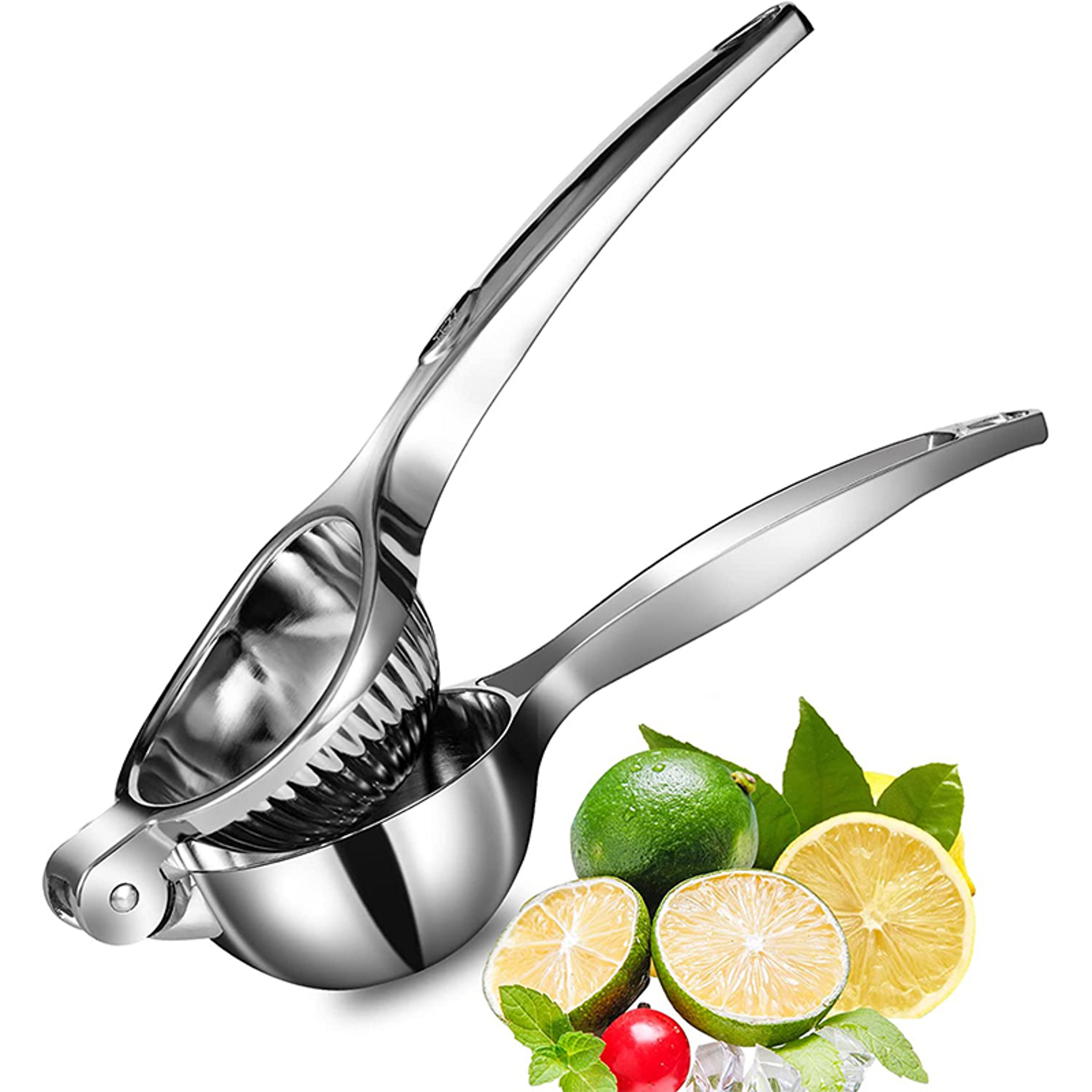premium lemon squeezer, zinc alloy manual press juicer, lime squeezer for citrus and orange fruits