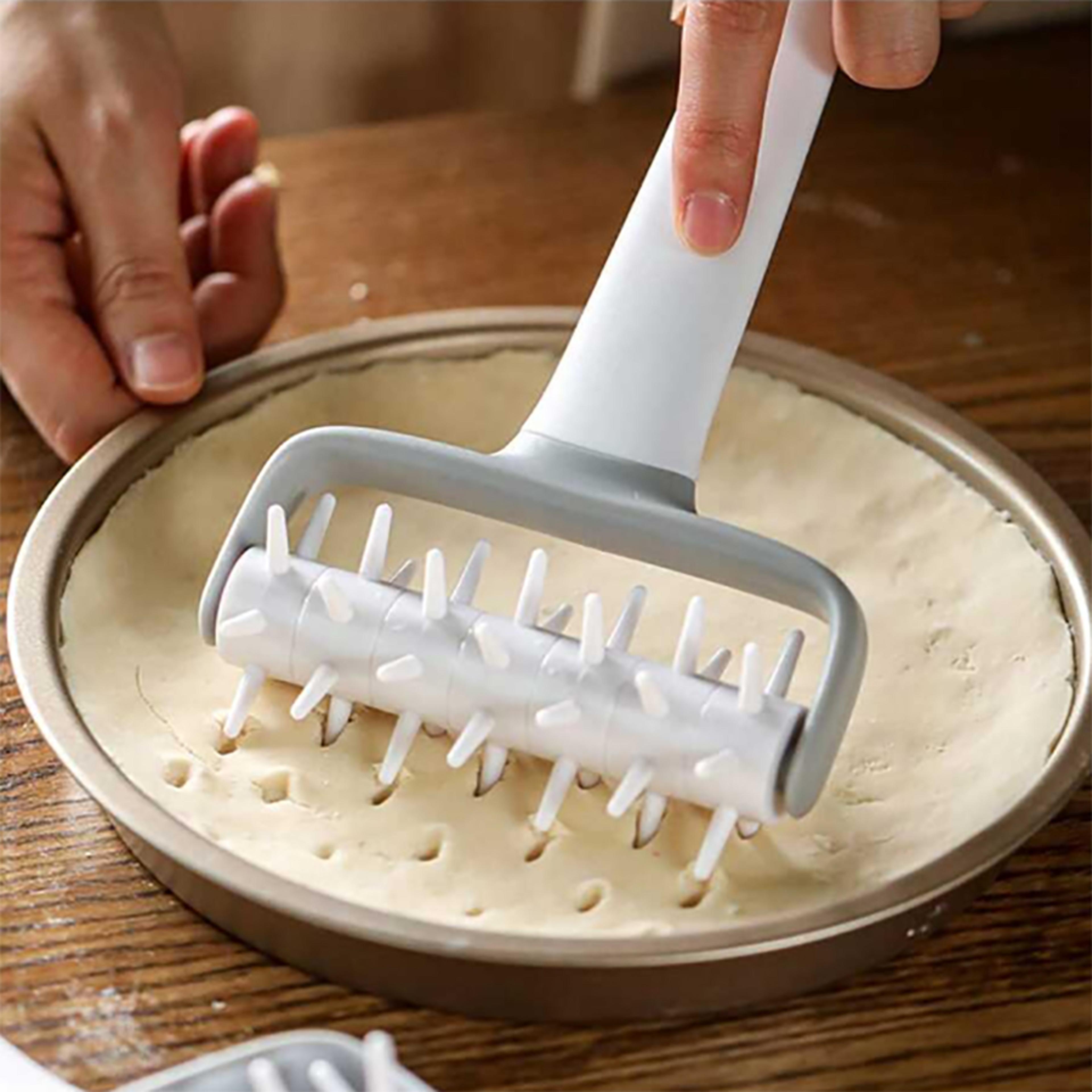 pizza dough roller needle punch tool, cookie punch baking tools, exhaust hob for bread pizza dough