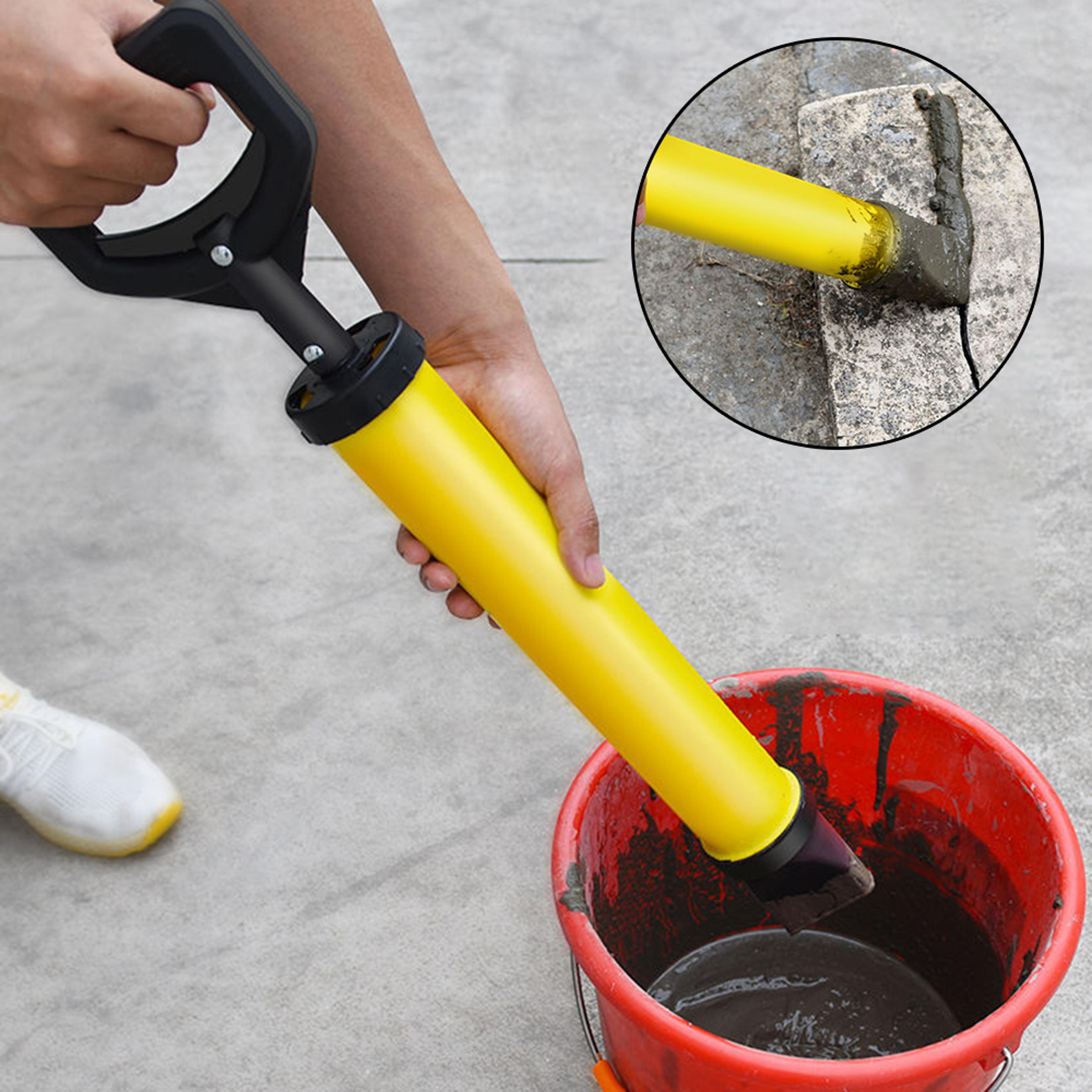 premium handheld grout applicator pump tool for mortar & cement precision