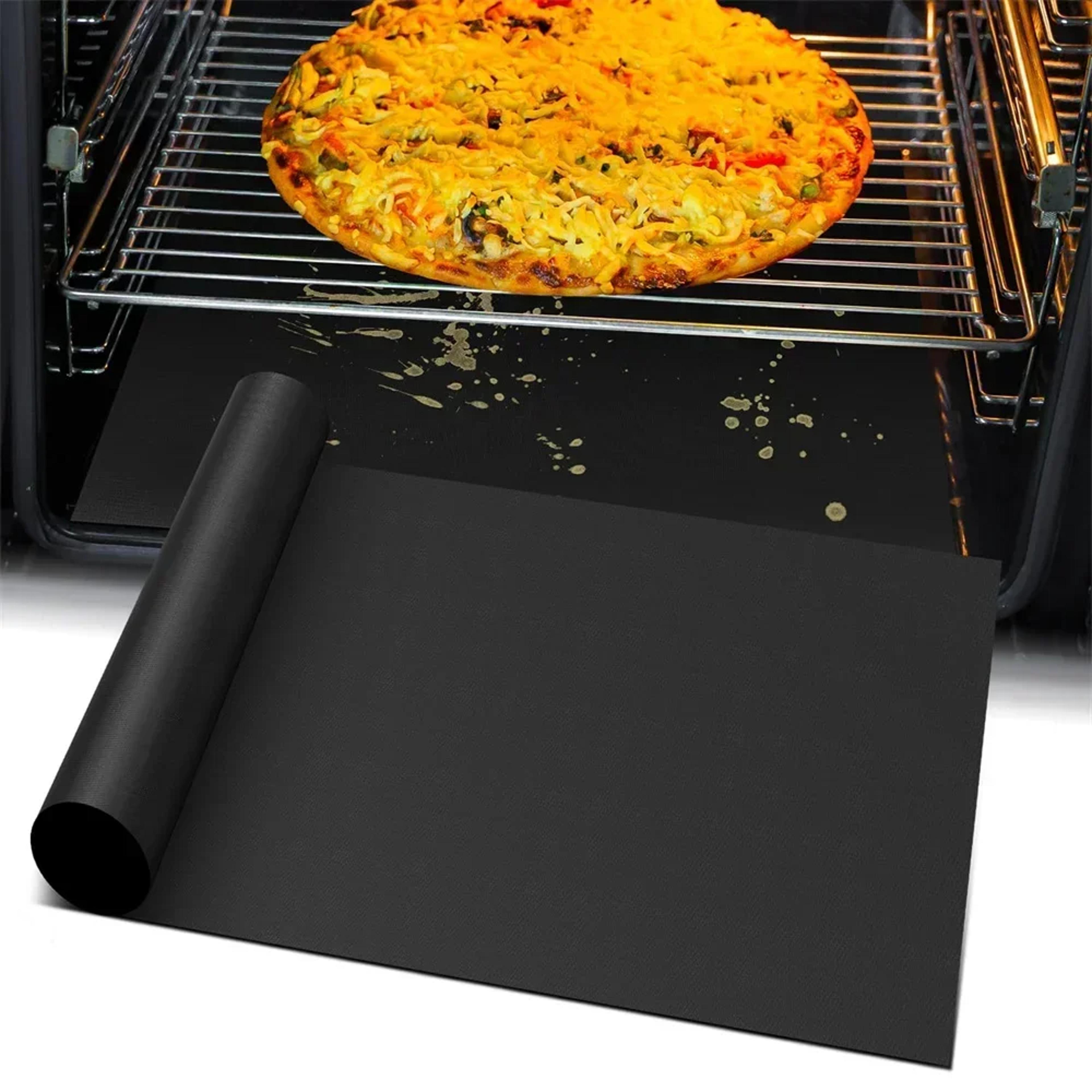 reusable non-stick oven liners, heat resistant protector mat for electric gas oven, grill mats bbq cooking accessory