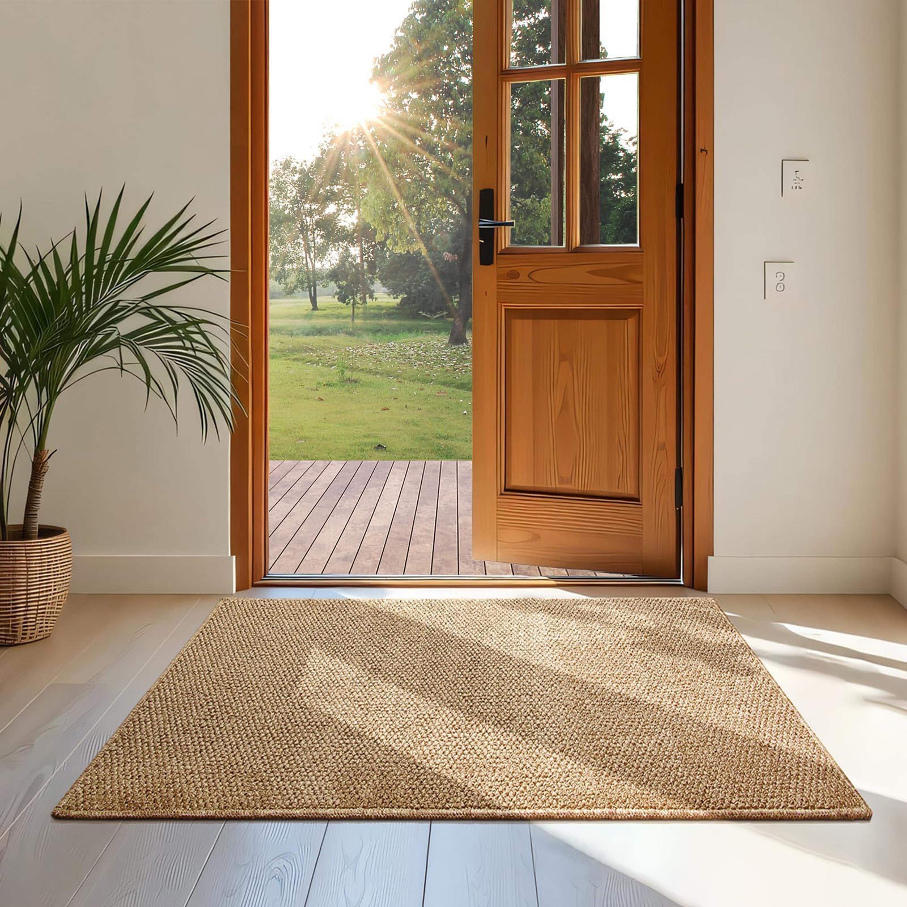 door mat front entrance welcome mat outdoor indoor entryway rug non-slip washable doormat