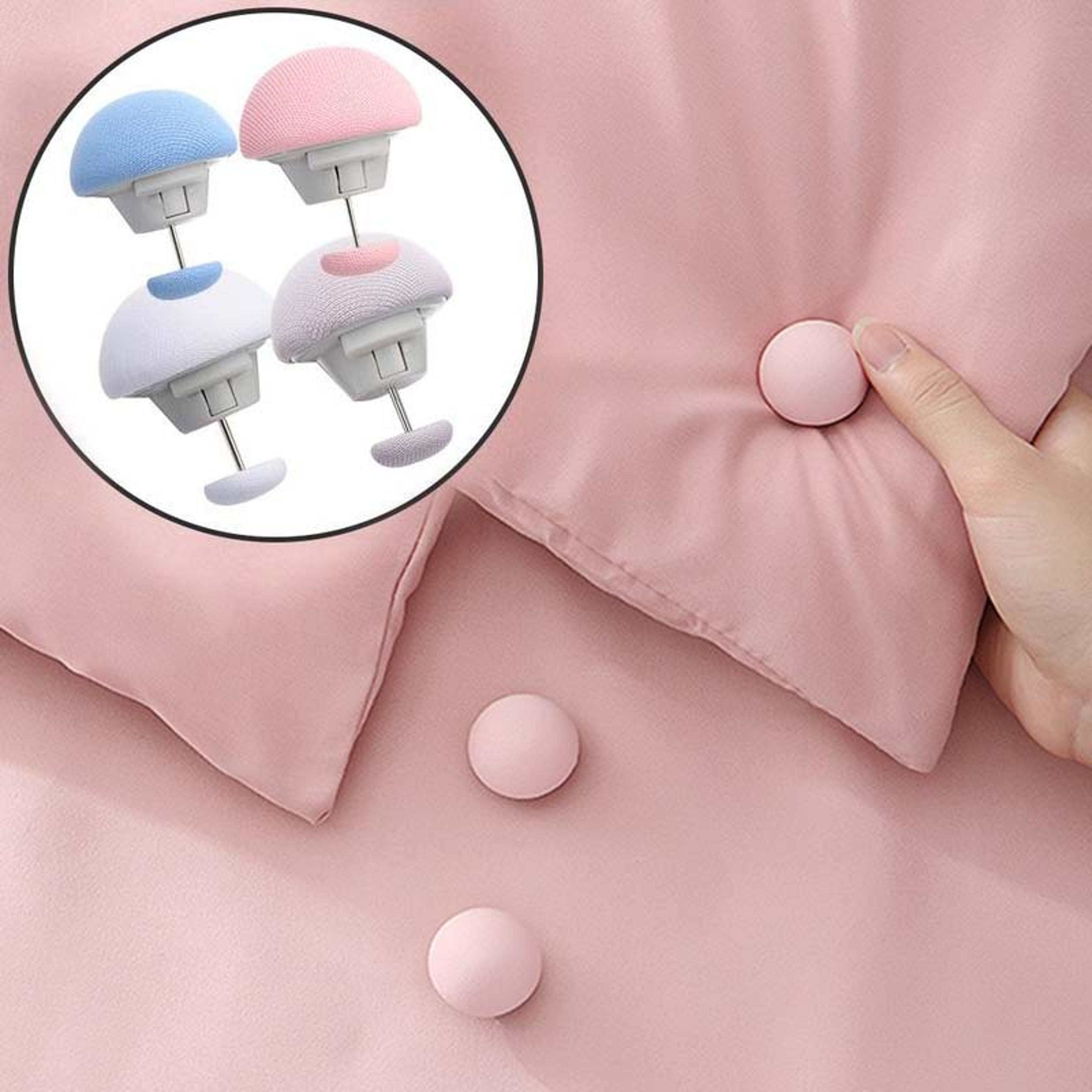mushroom quilt stand, slip-resistant nordic clips for bed sheet, blanket clip clothes pegs, covers fastener clip holder