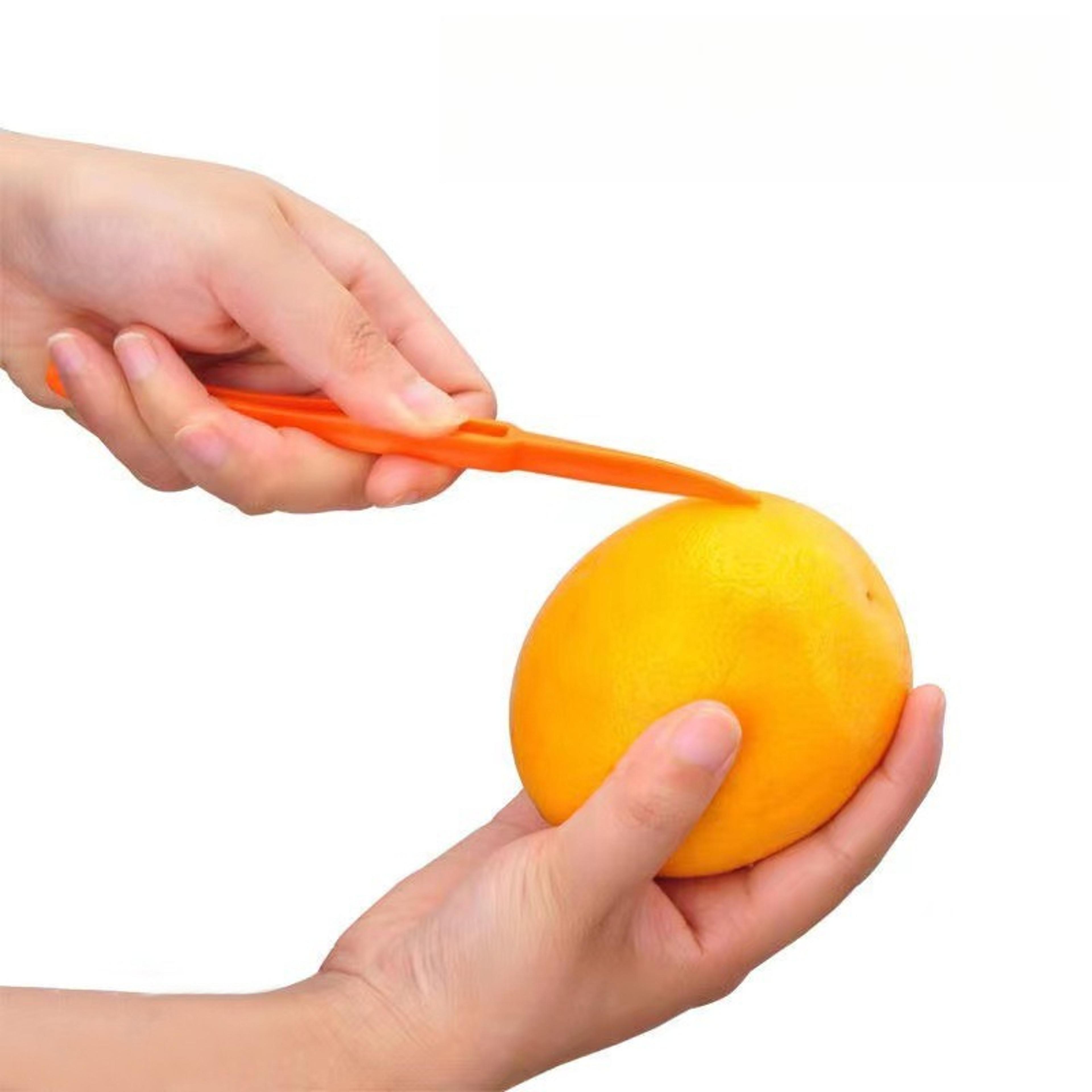 long-handled peeler, hand-friendly plastic peeling tool for kitchen use