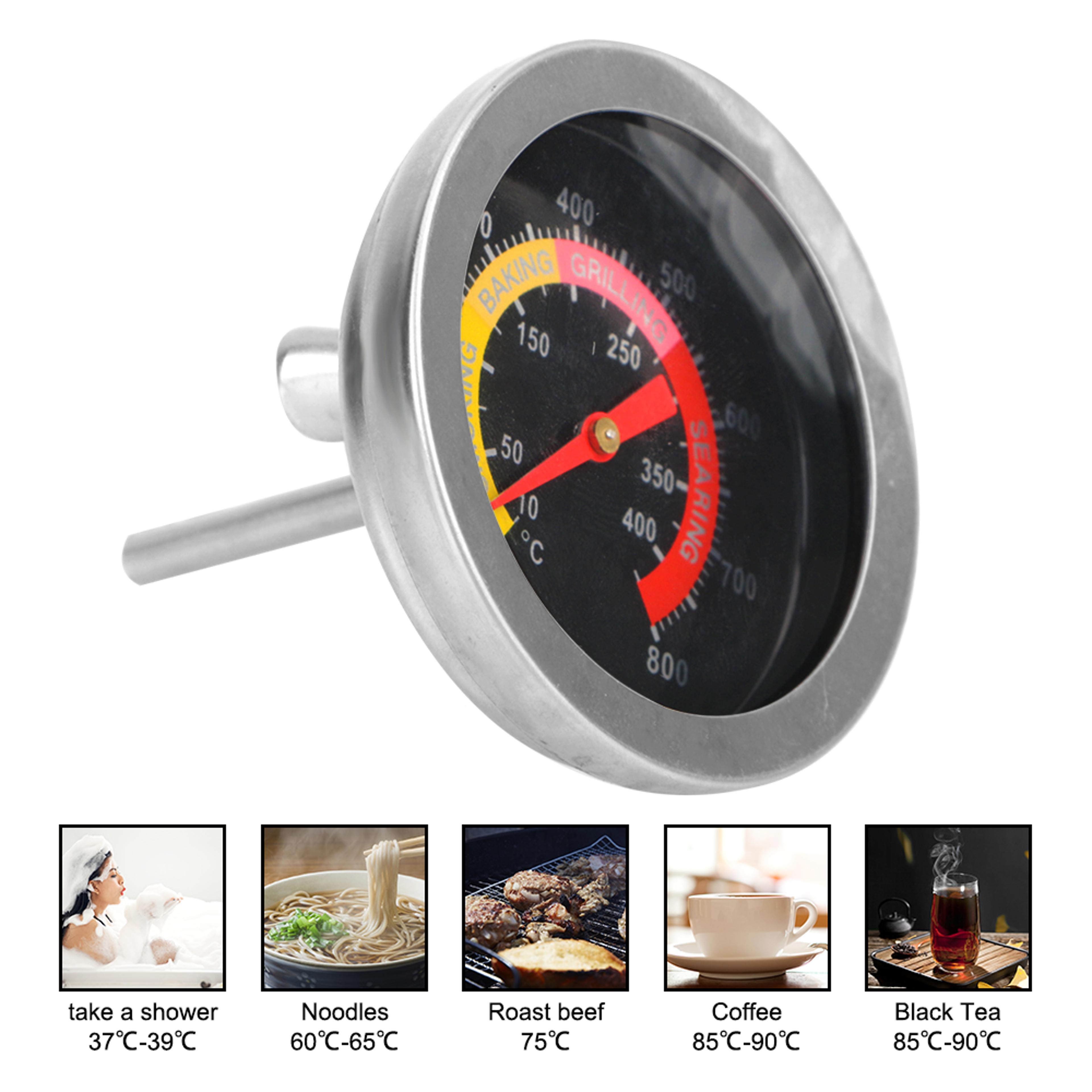 instant read cooking thermometer, oven grill temperature gauge for home baking