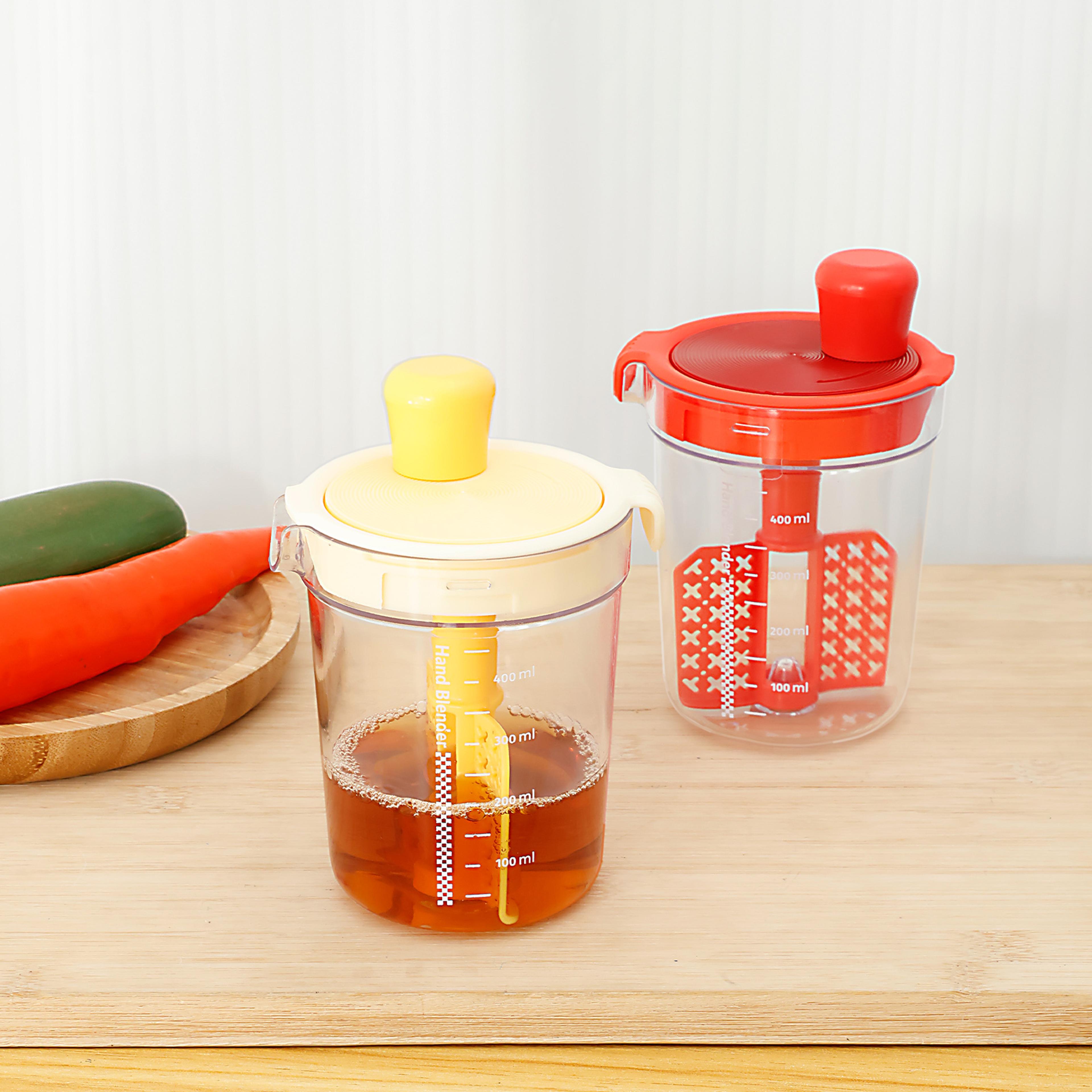 manual mixing cup, egg liquid mixing bottle, kitchen tool for sauces and salad dressings