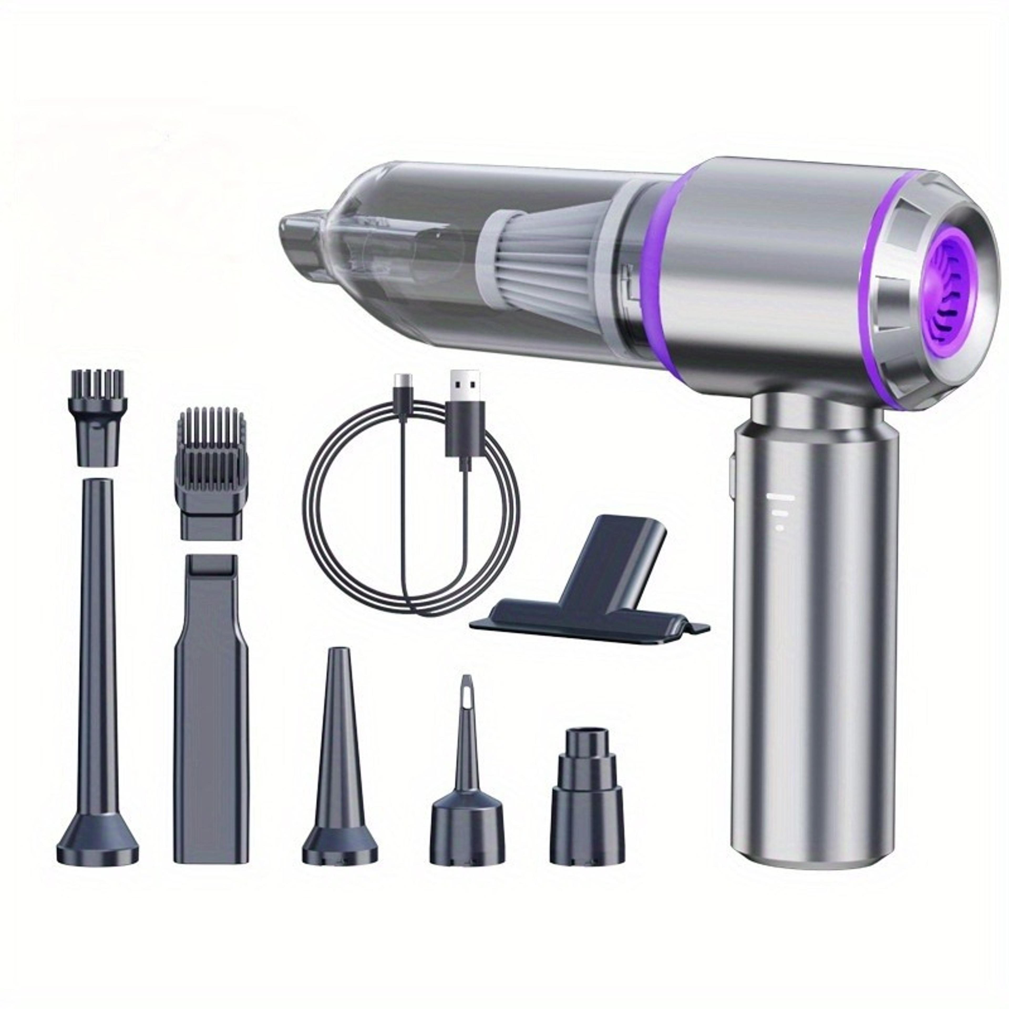 portable handheld vacuum cordless car vacuum cleaner, brushless motor for home, pet, keyboard, car cleaning
