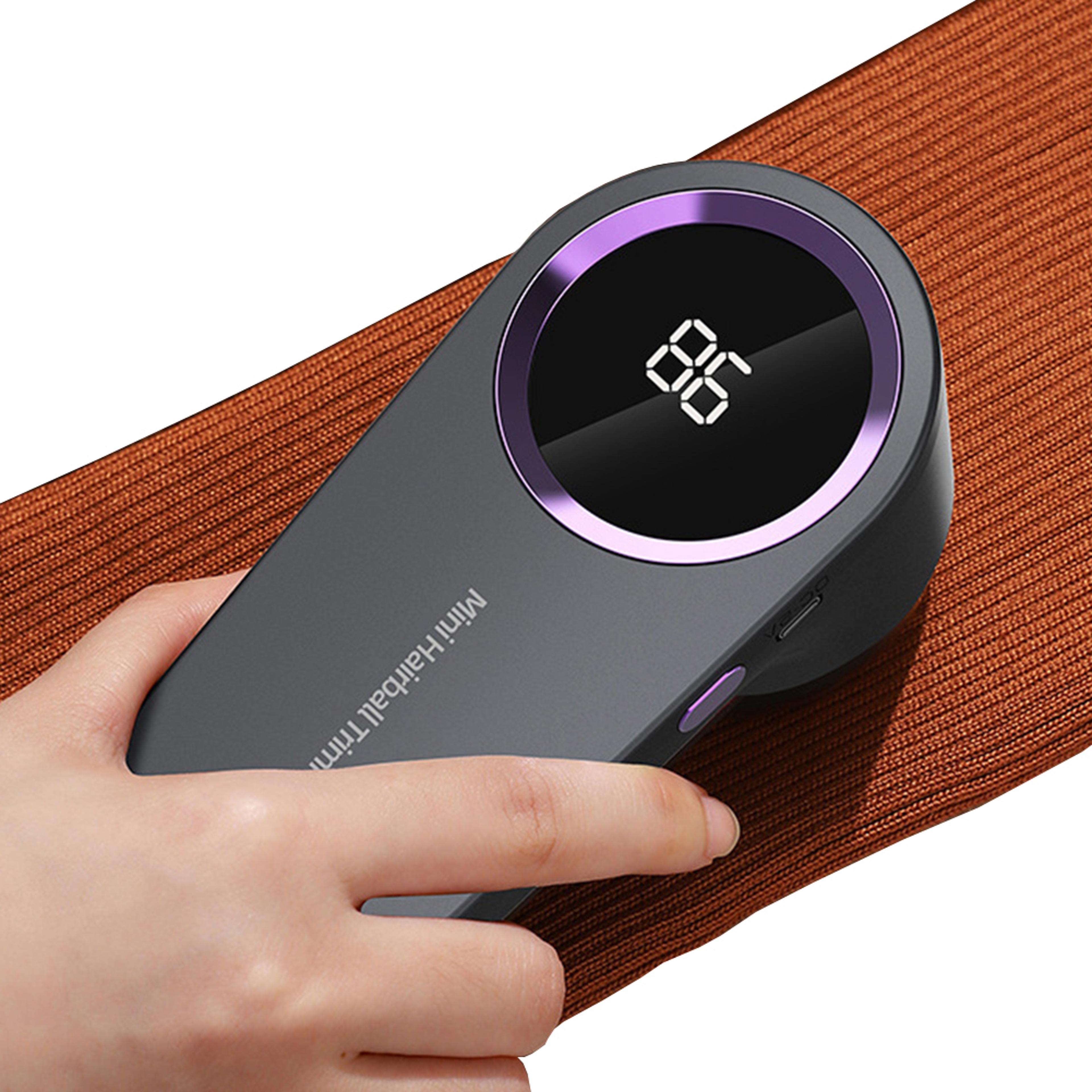 electric lint remover fabric shaver usb rechargeable digital display fluff remover for clothes sweater