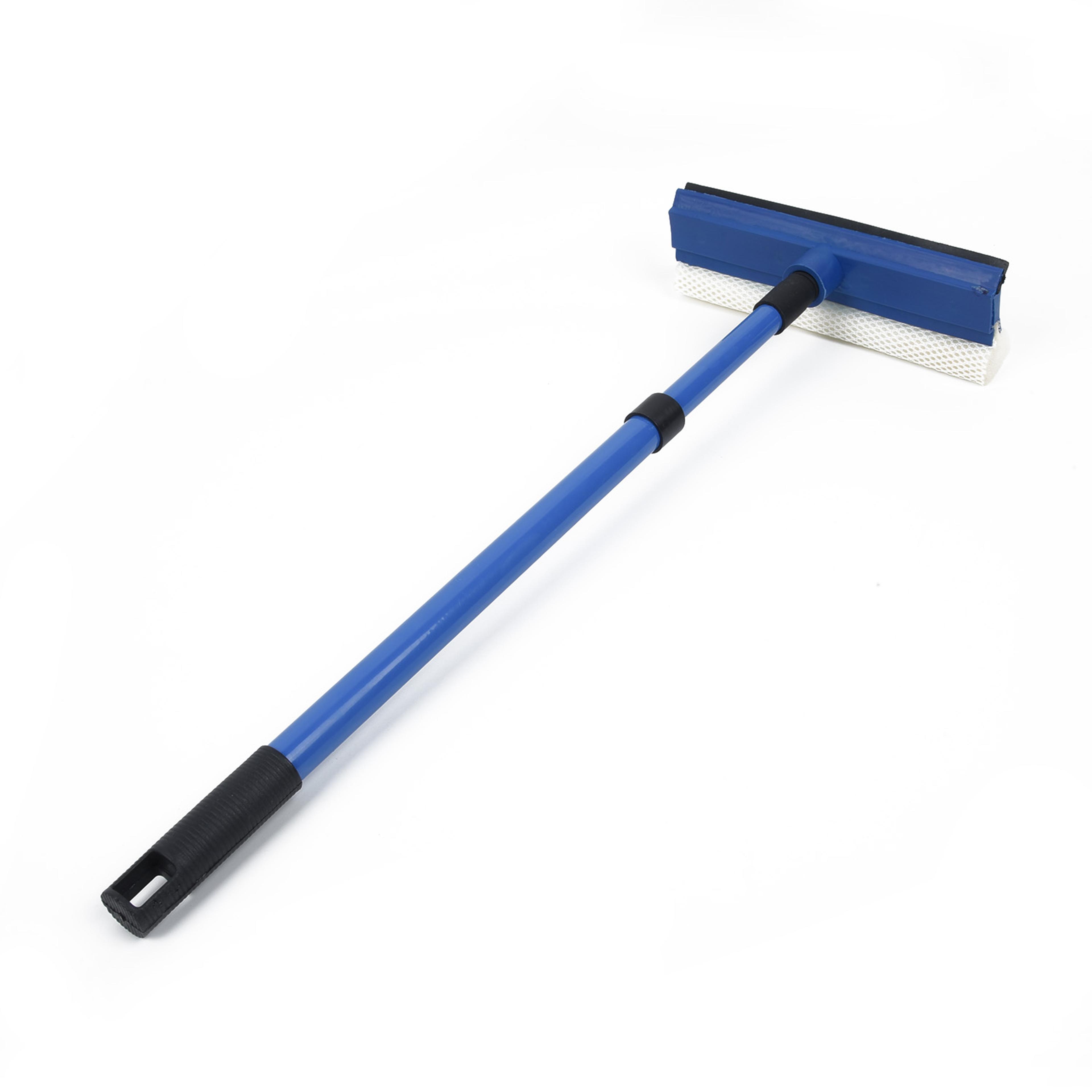 telescopic window glass cleaner wiper long handle sponge brush squeegee mop tool