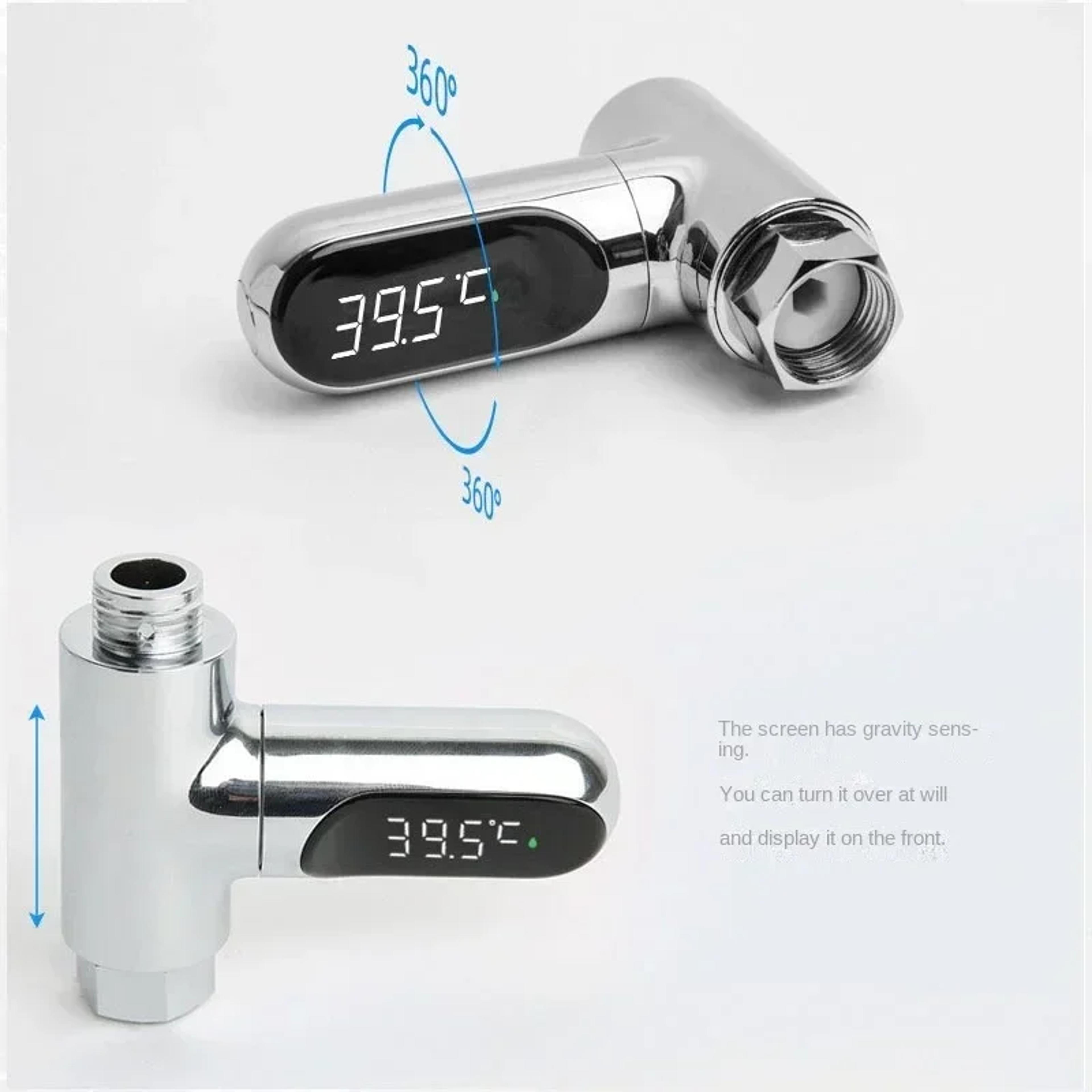 electricity led display water thermometer, hot tub temperature monitor, home shower faucets meter