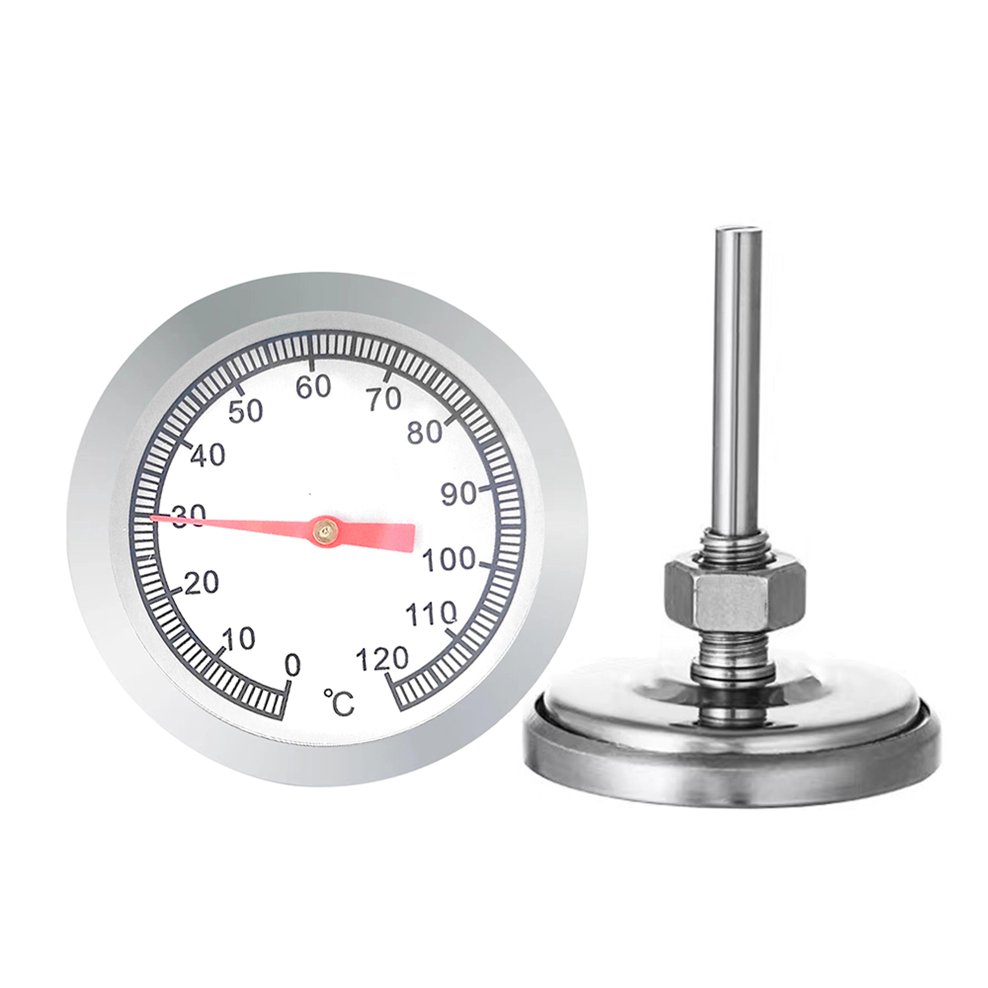 celsius pizza oven thermometer, stainless steel grill barbecue stove thermograph for cooking indoor outdoor use