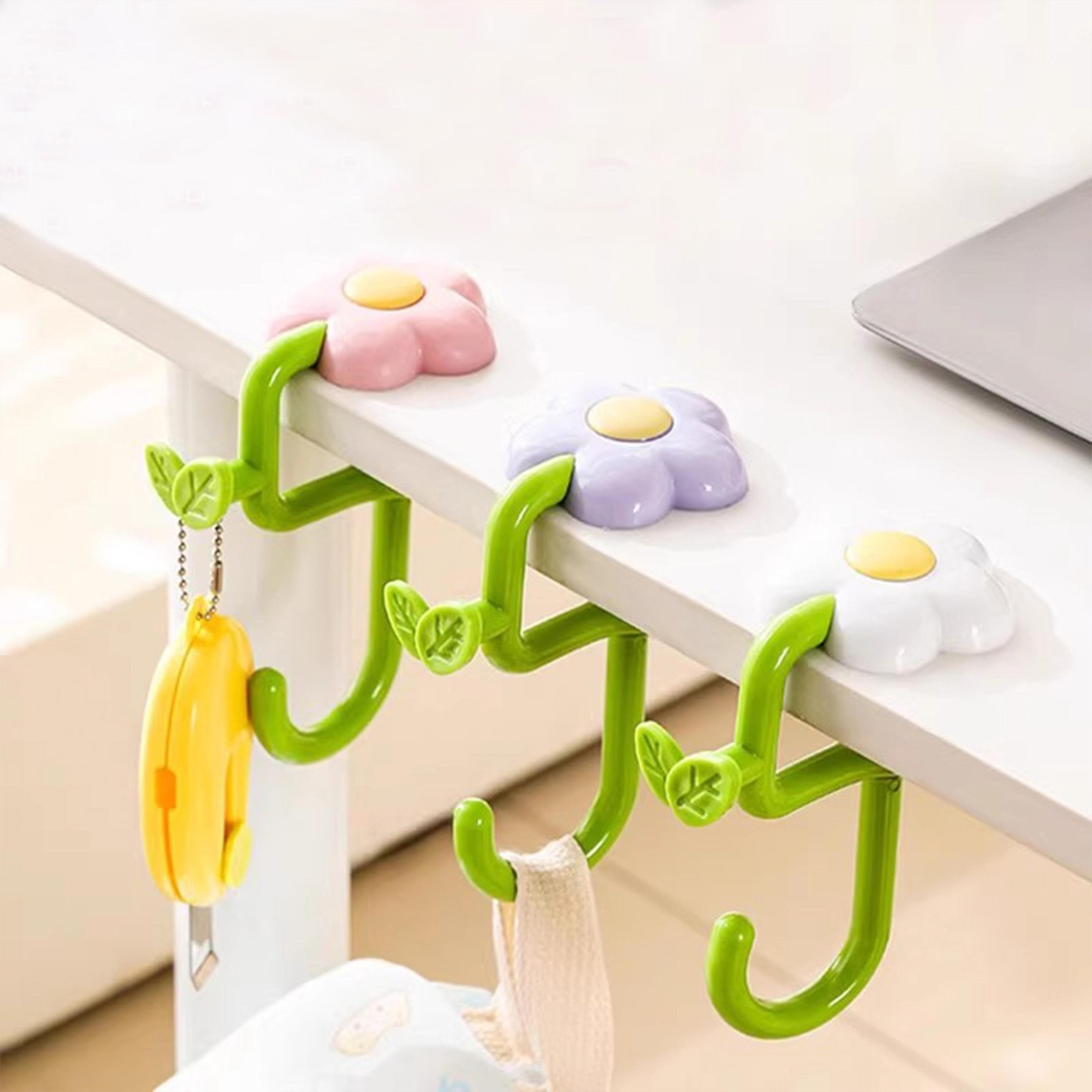 flower bag hook, portable clamp for table edge, no drill desk hanger