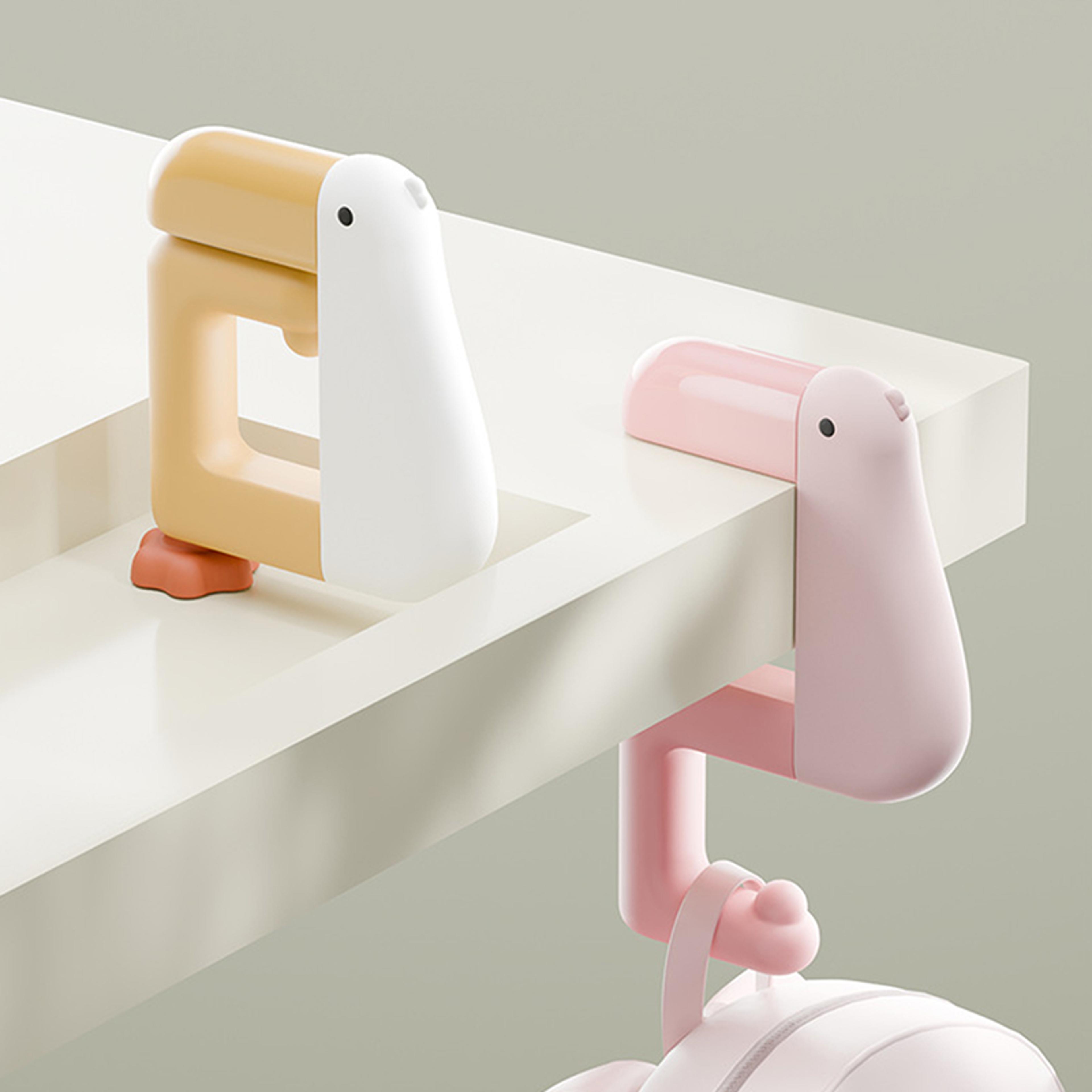 sweet portable bag hook animal plastic table hook purse handbag organizer