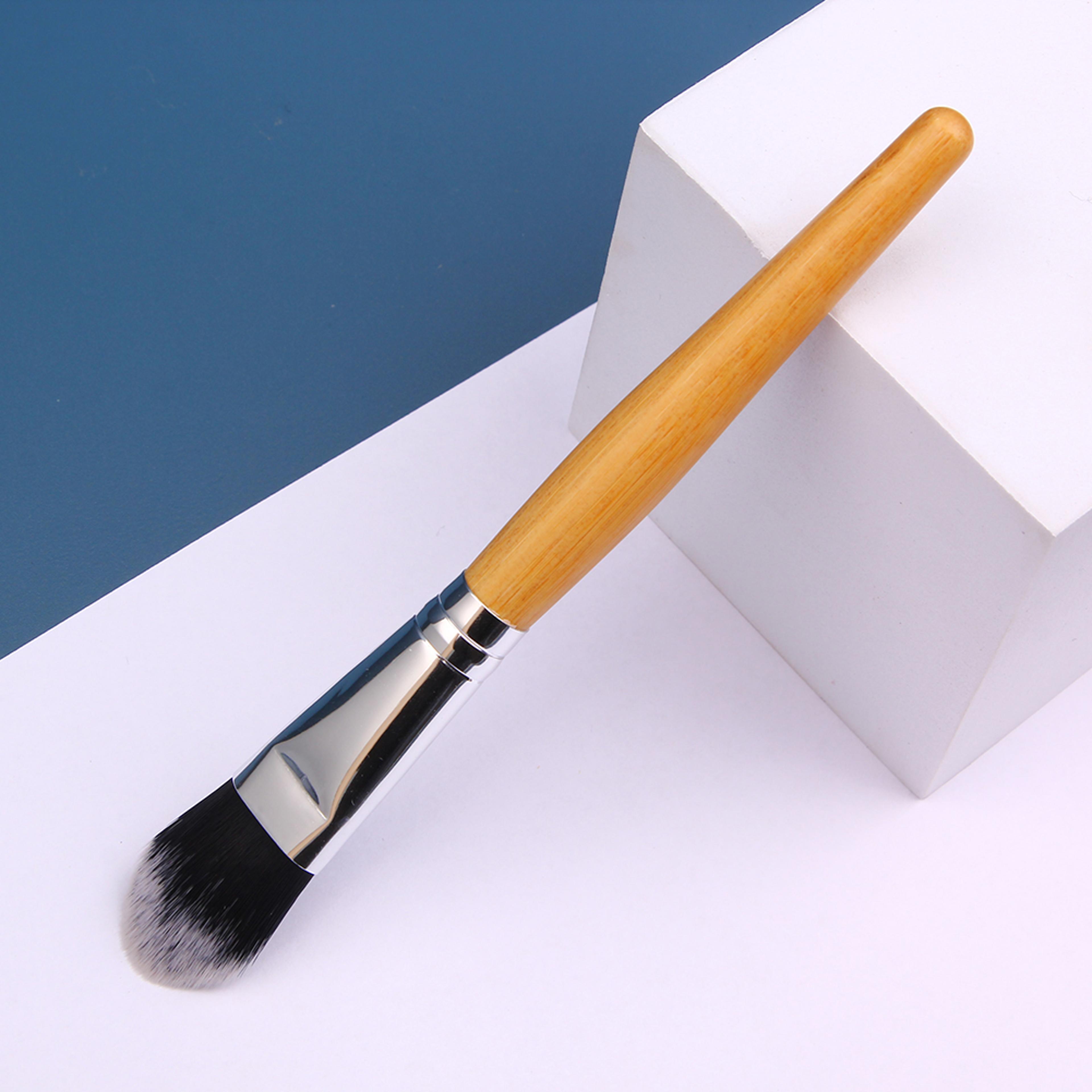 bamboo facial mask brush, flexible facial mud mixed brush, diy modeling mask tool for women cosmetic care